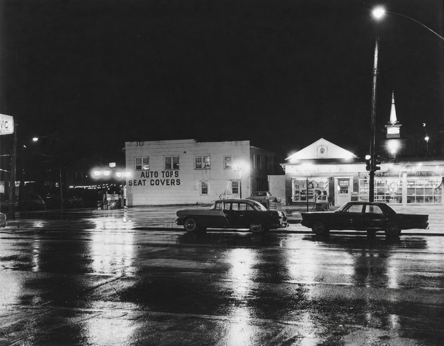 Asbury Auto Tops street view in the 1960's