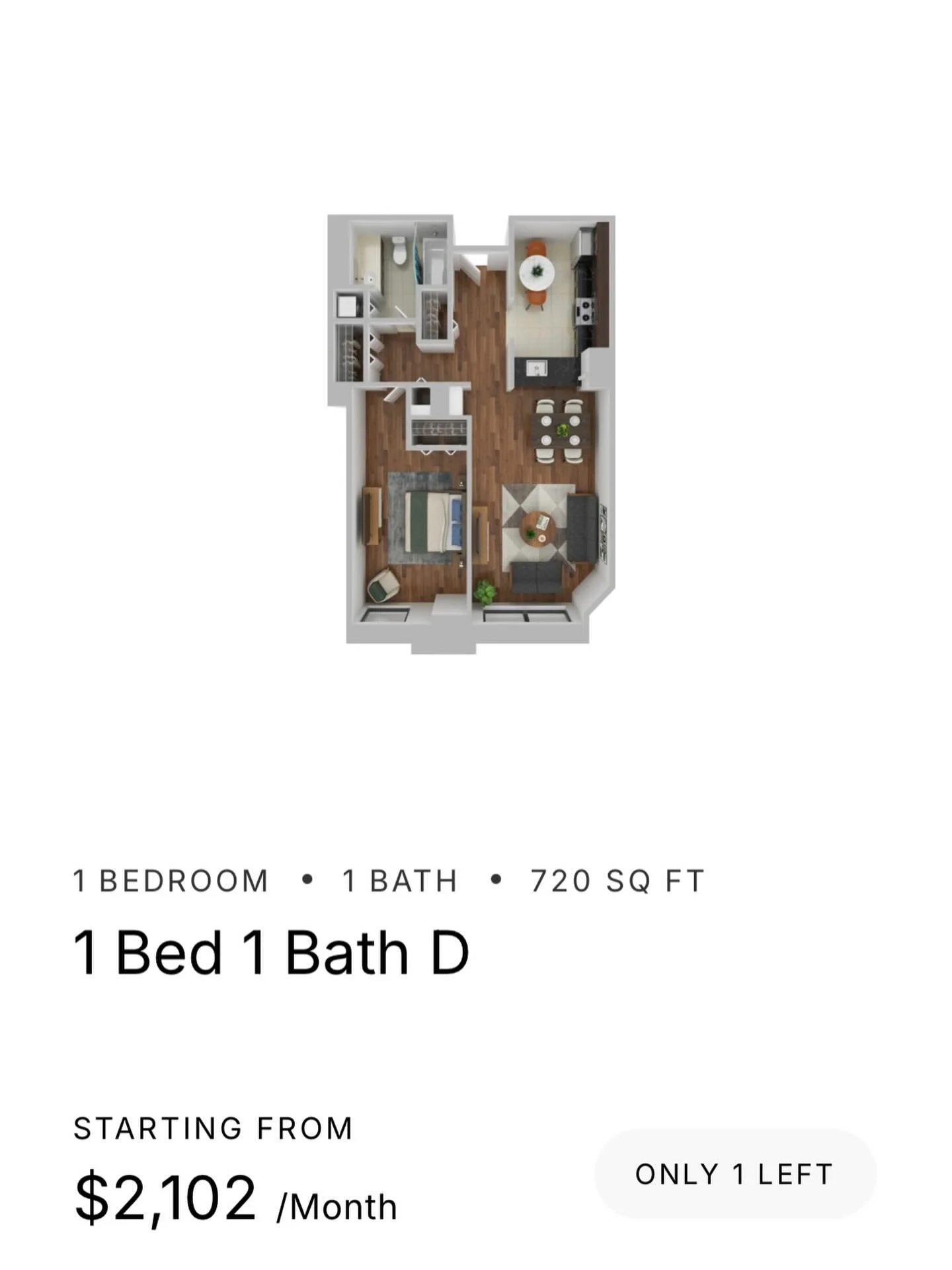 It&rsquo;s Floorplan Friday! ✨Looking for a 1bedroom apartment home? This floorplan offers a smart distribution of space across your home, has a sizable bedroom, a kitchen with a breakfast bar, laundry in unit, garabage disposal, and a spacious bathr