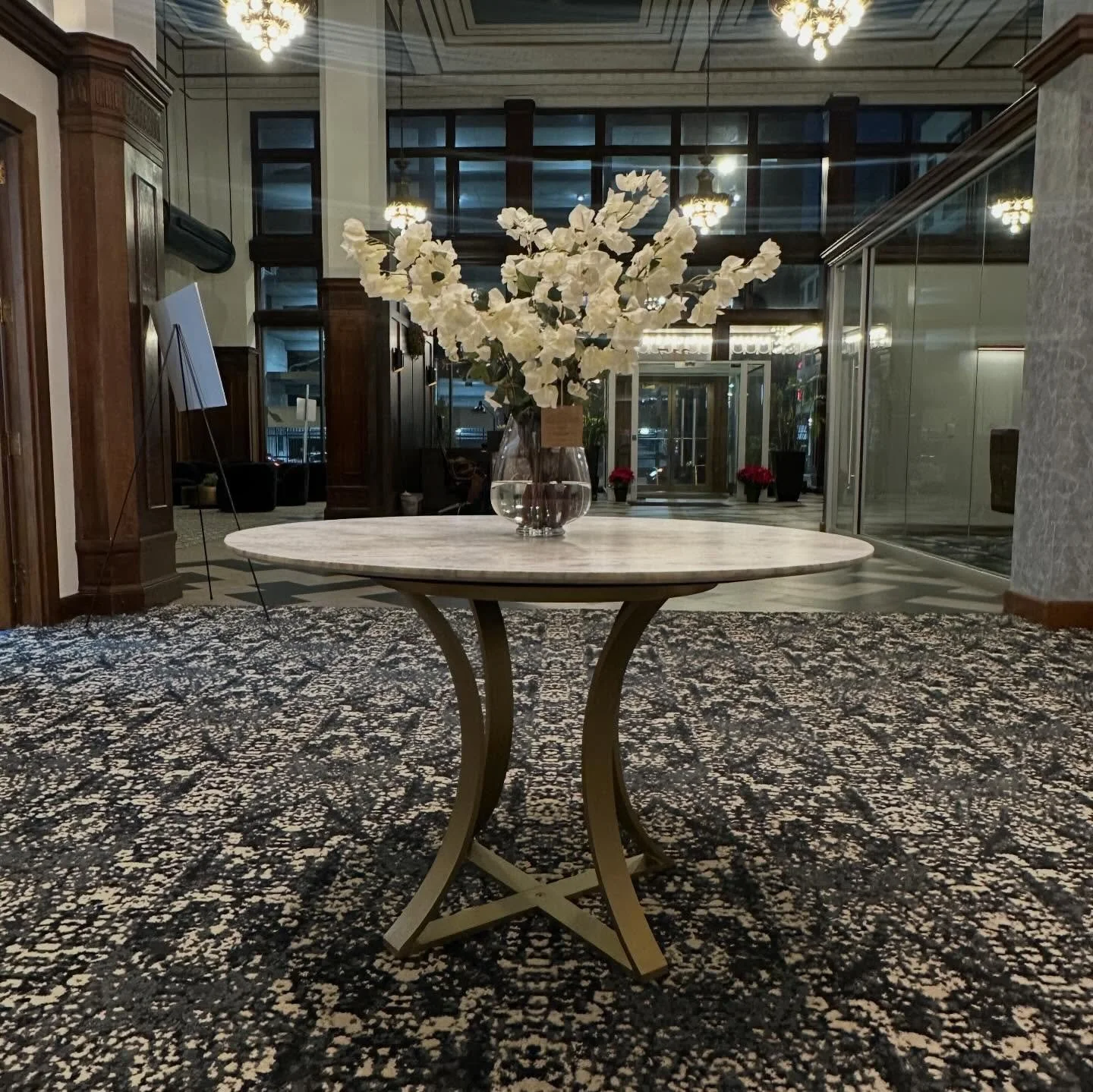 Here Is A Sneak Peek of The Packard Building Lobby 🖤