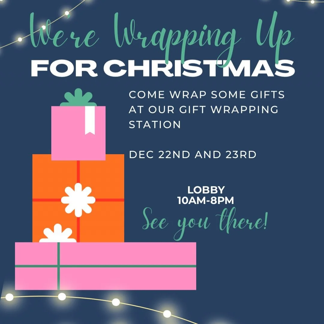 🎁✨ Wrap it your way at The Packard!
Stop by our DIY Gift Wrapping Station and put the final touch on your holiday gifts. Paper, ribbon, and all the festive vibes just bring the gifts. 🎄🎀