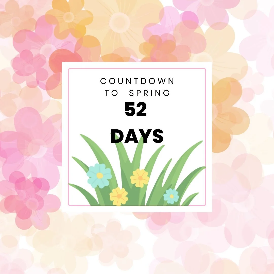 52 days until longer days, lighter layers, and spring energy filling The Packard 🌸✨ The countdown is officially on.