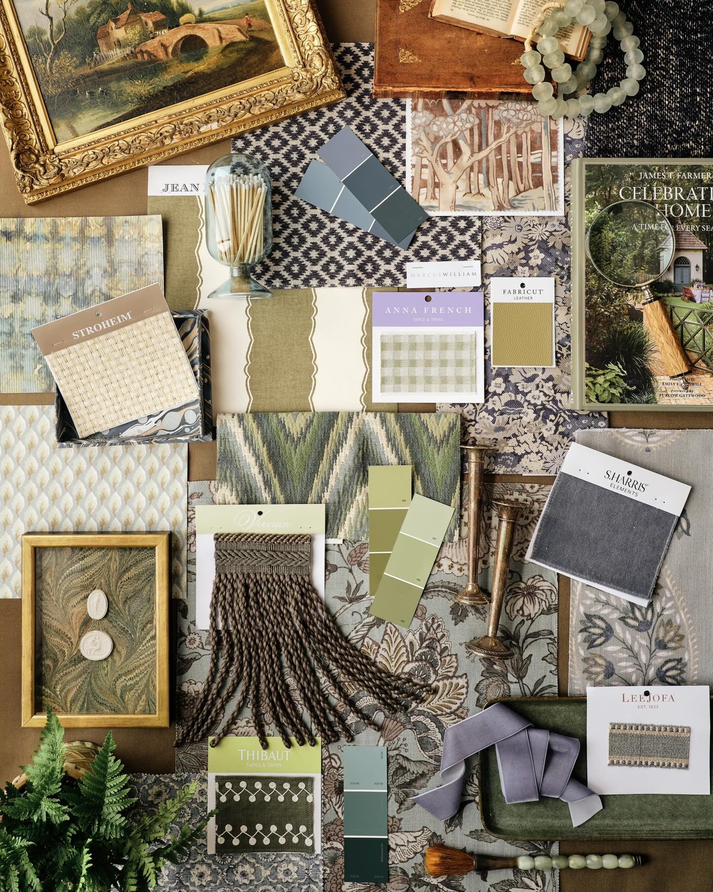Starting the new year inspired and excited for what&rsquo;s ahead in 2026! #flatlay #wintermood #moodboard #traditionalstyle