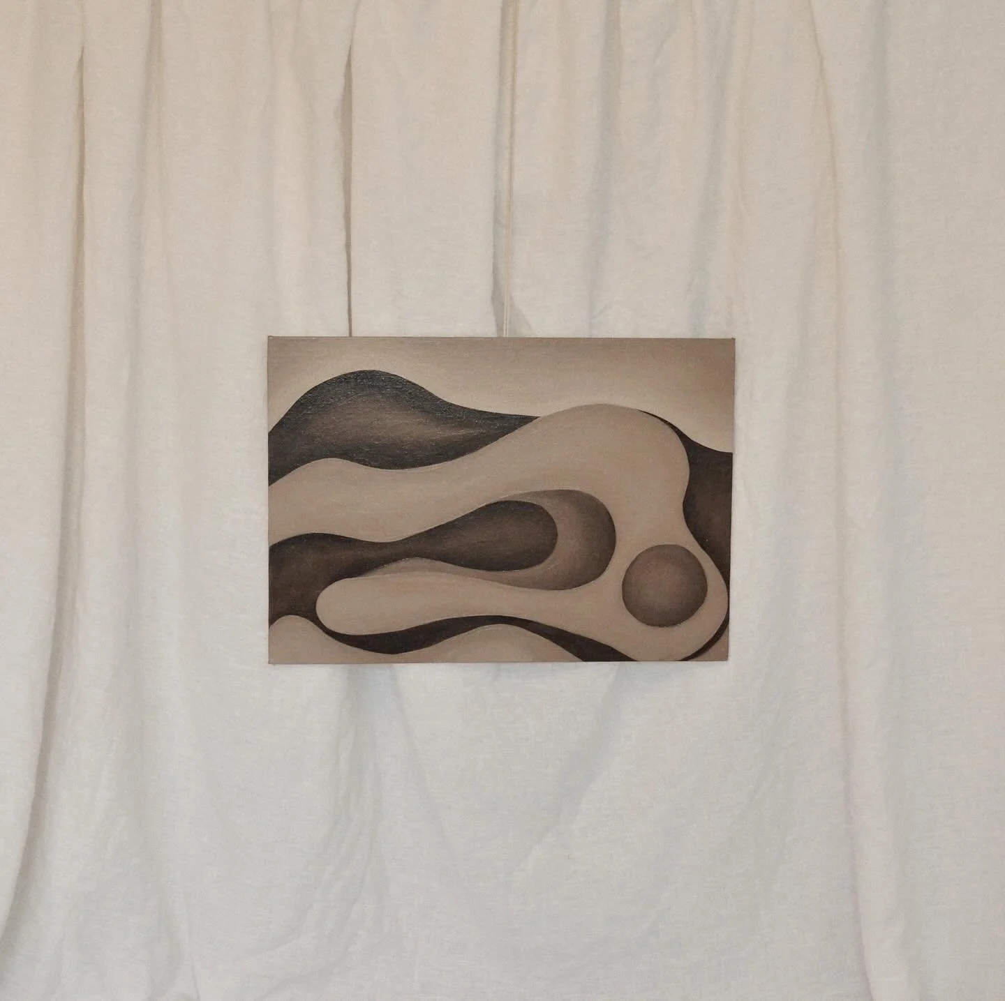 Series of work I created last year, 
&lsquo;Raphael&rsquo; titled after the place I grew up is a depiction of the Welsh landscape in the following materials&hellip;
Oil on canvas
Stoneware ceramic 
Pencil on canvas
Milled foam