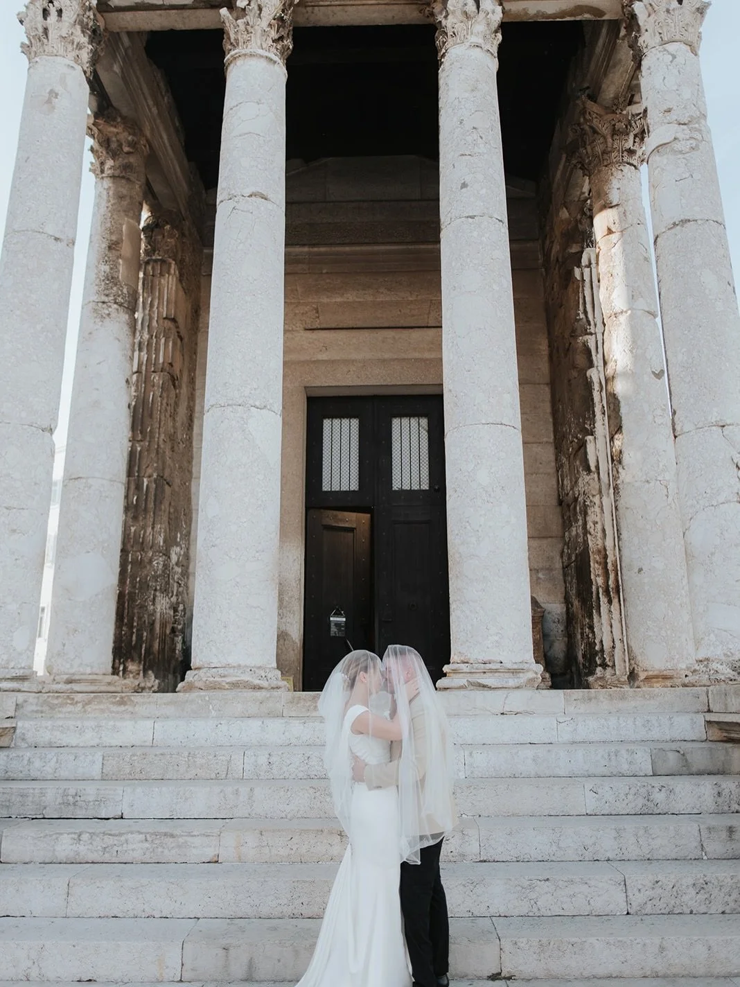Ancient stones. Endless love. 
A forever kind of moment in the heart of Pula. 

Photographer: @indigoblu_weddings 
Coordinator: @eventus_weddingsandevents 
Bride: @darija_lu_ 
Wedding dress: @vjencanice_biba 
Hair: @allure_hr 
Make up: @iva.pernar 

