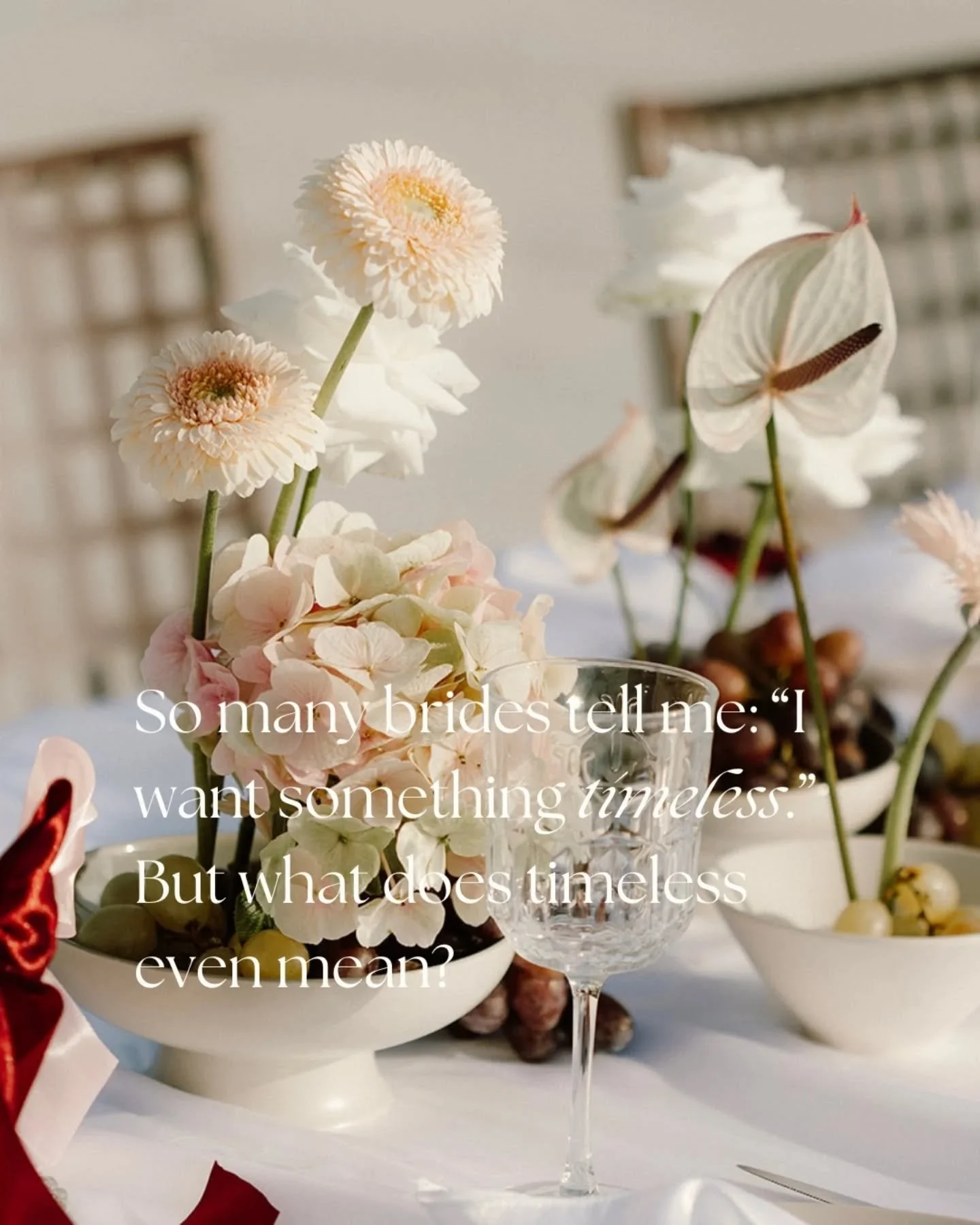 Your wedding doesn't have to be timeless - it just has to feel like you.

Planner: @eventus_weddingsandevents
Florist/stylist: @la.veo.weddings
Photographer: @letimweddings
Venue: @histriaaromatica
Bride: @katyvonne @tijaramodelmanagement
Bridal dres