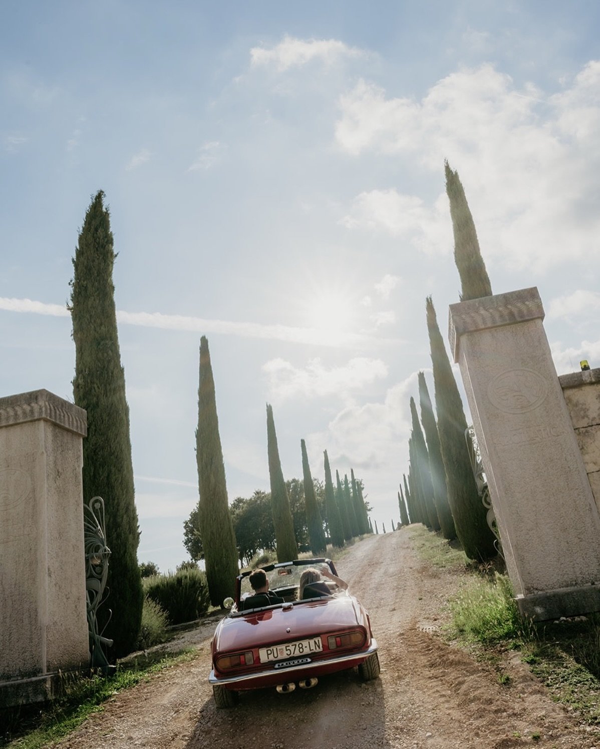 Riding into forever. 

Photographer: @andrea_grzicic 
Venue: @histriaaromatica 
Coordinator: @eventus_weddingsandevents 

#weddingphotos #croatiaweddingplanner #croatiaweddingphotographer #istriaweddingplanner #istriawedding