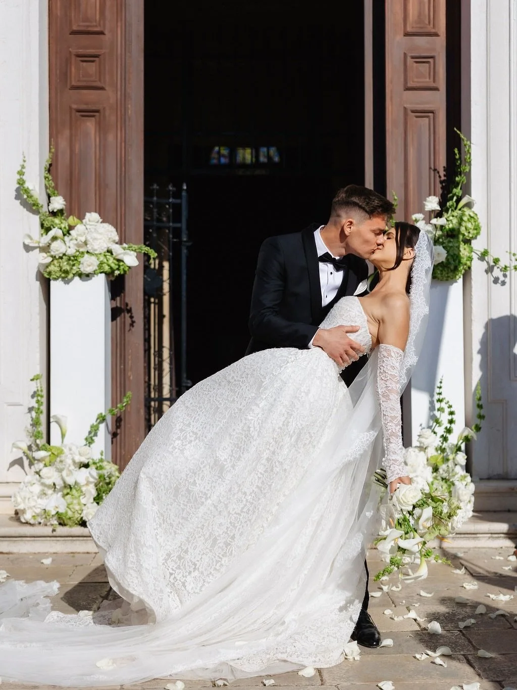 Vows, views and a very cool car.

Wedding coordinator: @eventus_weddingsandevents 
Florist: @la.veo.weddings 
Photographer: @josipaweddings 
Videographer: @paulinapilic_ 
Venue: @agroturizam_villa_paladnjaki 
Wedding dress: @vjencanice_biba @pronovia