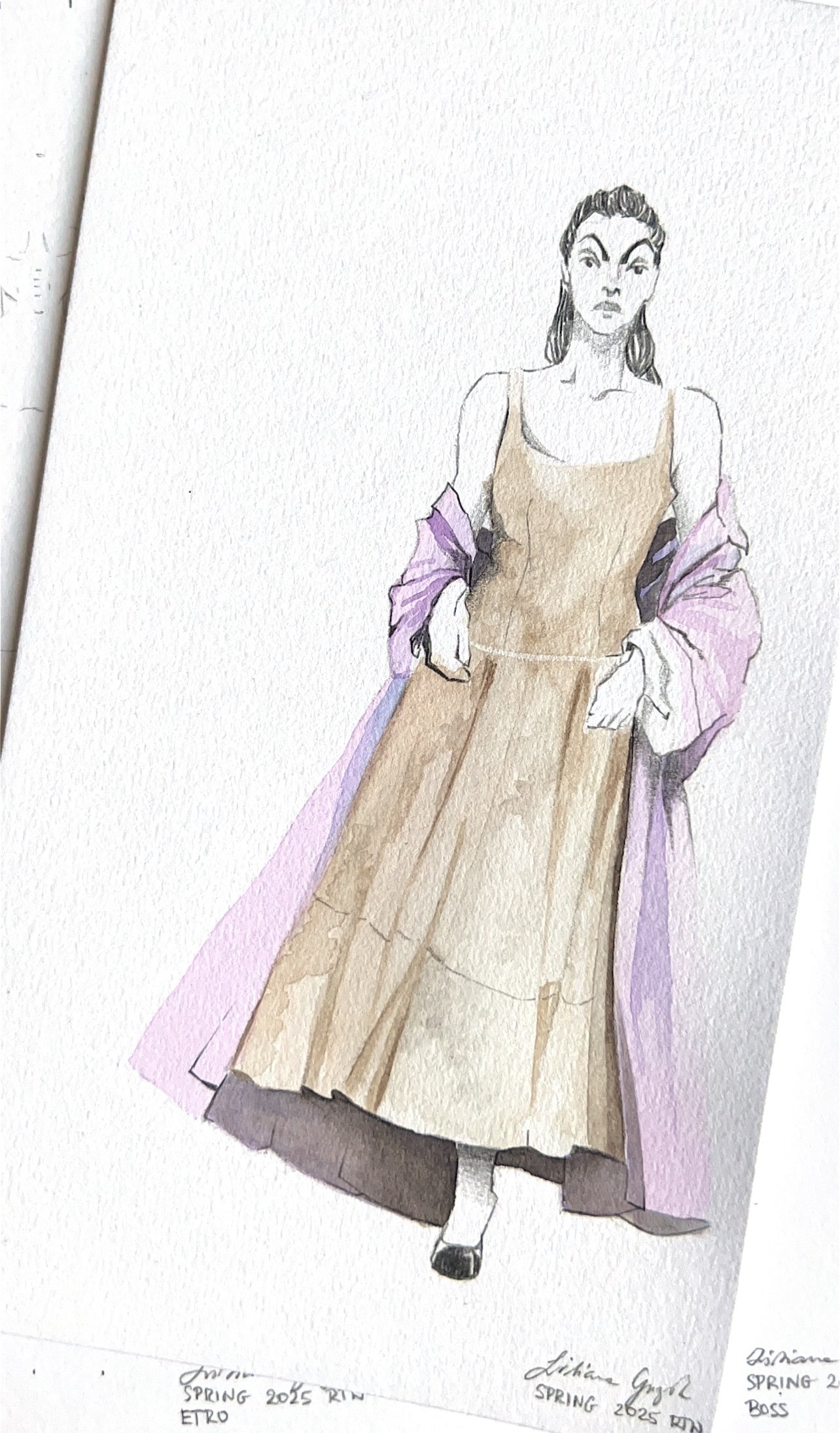 Illustrations from MARNI show