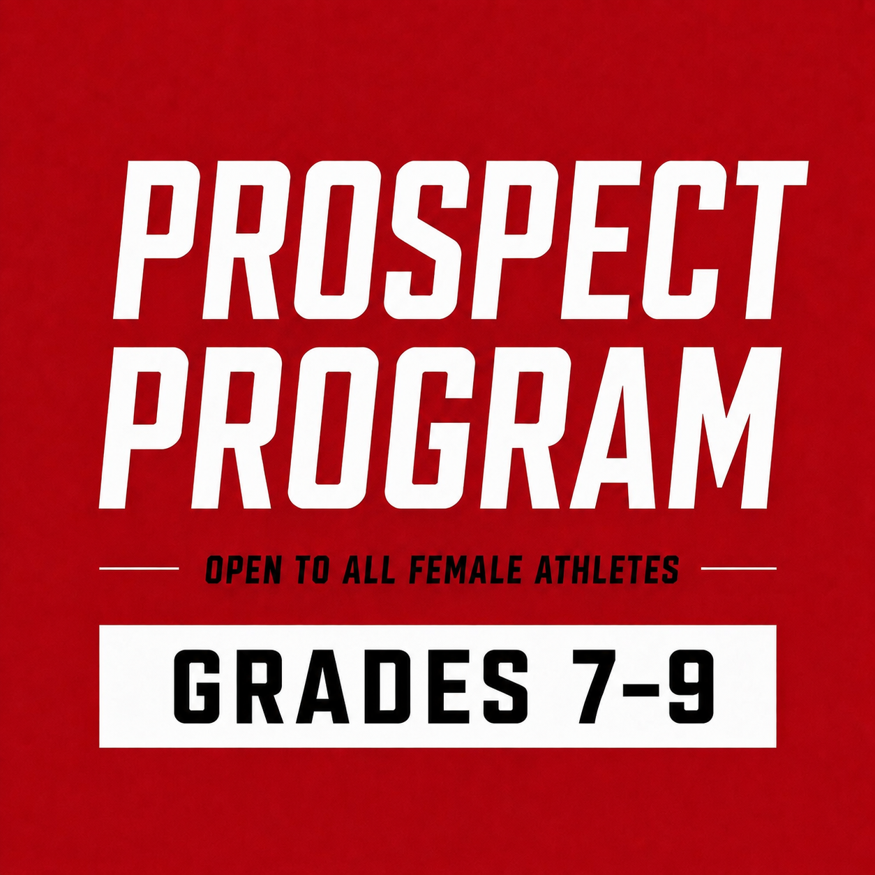 Prospect Program (Grade 7-9)