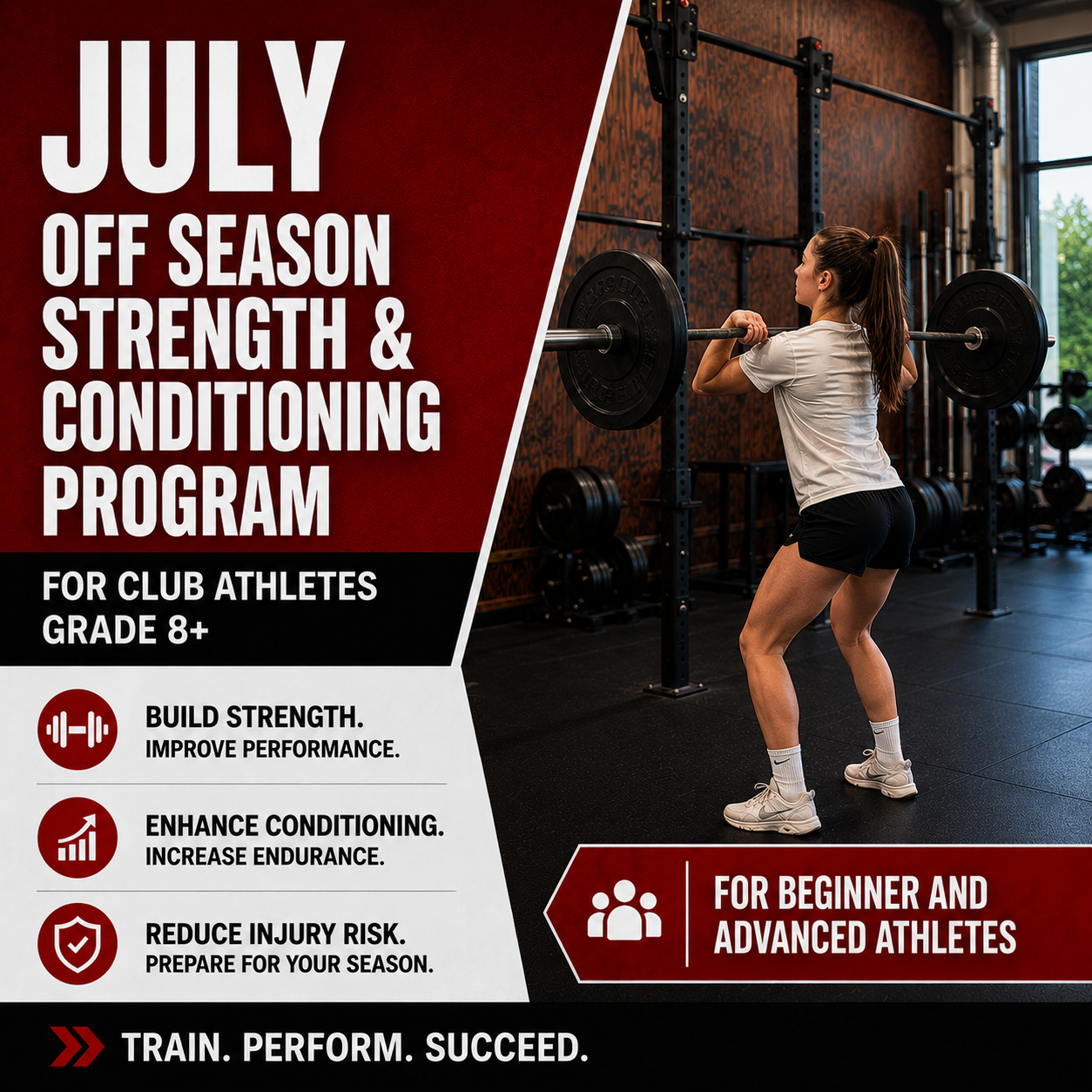 GIRLS Off Season Strength & Conditioning