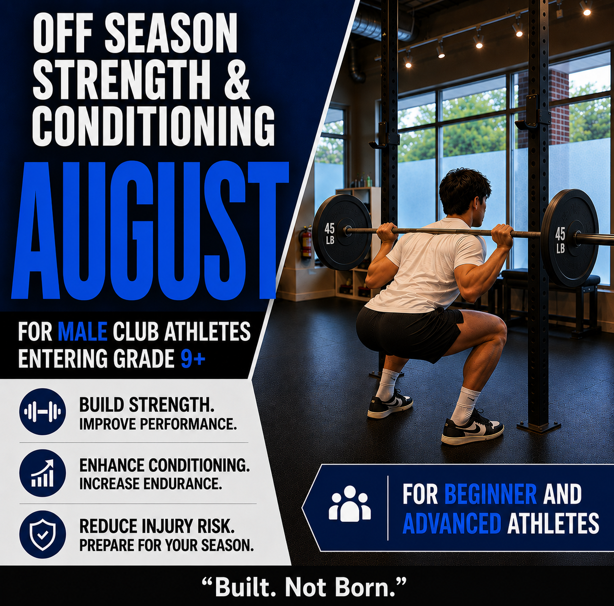 BOYS Volleyball Strength & Conditioning