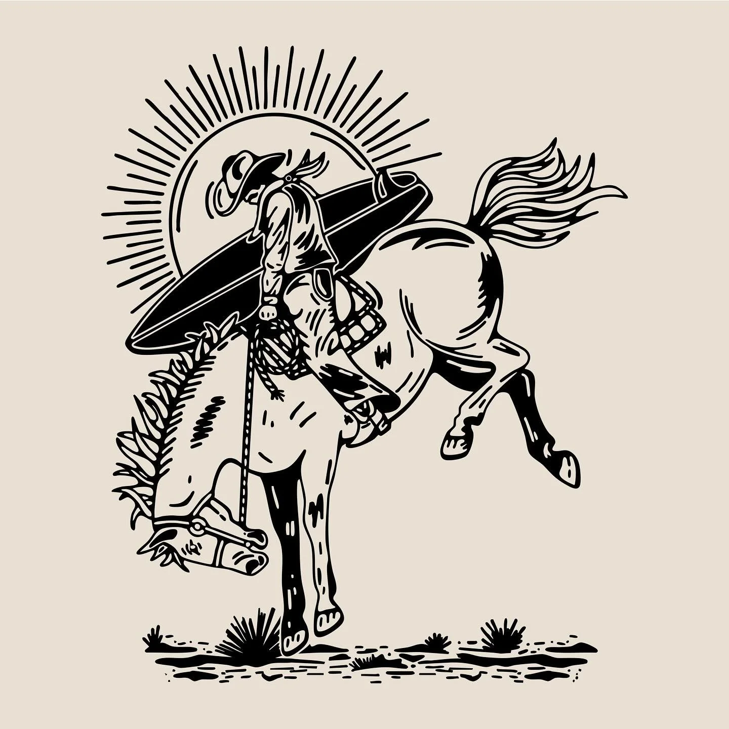 the elusive surfing cowboy&hellip;