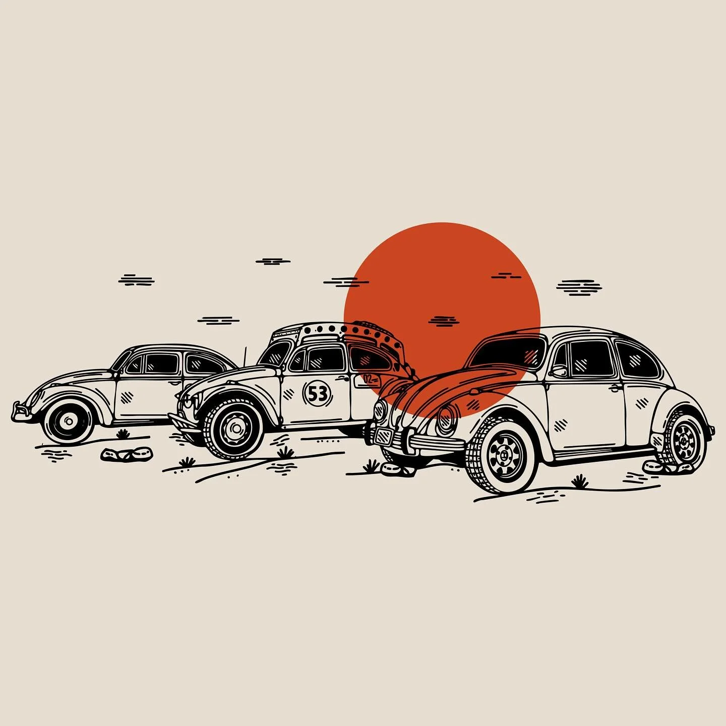 Illustration for @vanagonlife @rennvolks_garage @chaseharrisonphoto
