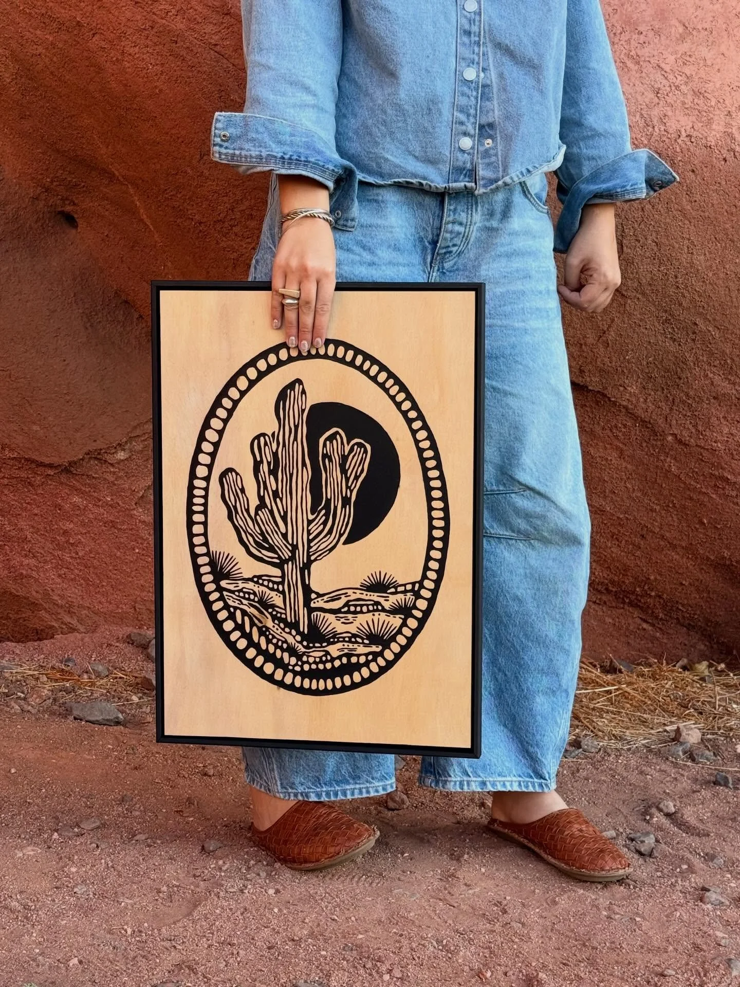 Desert Dreaming || Gouache Painting on Wood 16x23 Custom Matte Black Wood Frame

At the beginning of this year, I decided I wanted to try painting. I wasn&rsquo;t sure if I would enjoy it or even be any good at it, but I knew I needed a creative outl