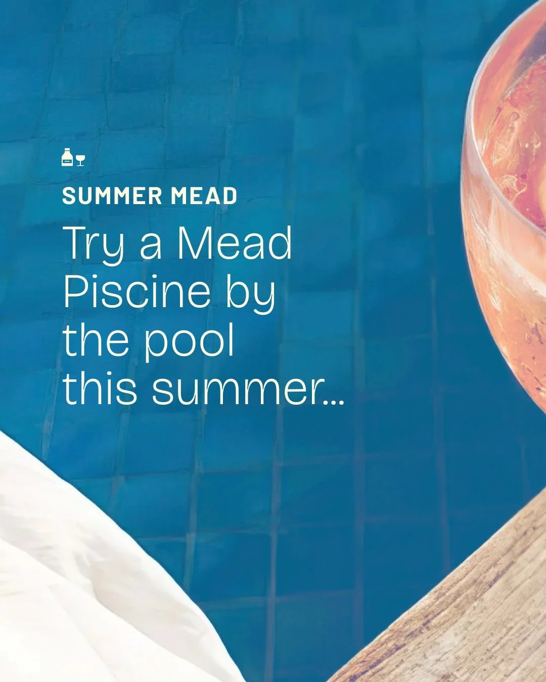 For a different poolside drink this summer, try a Mead Piscine

#mead #sustainablealcohol #newzealand