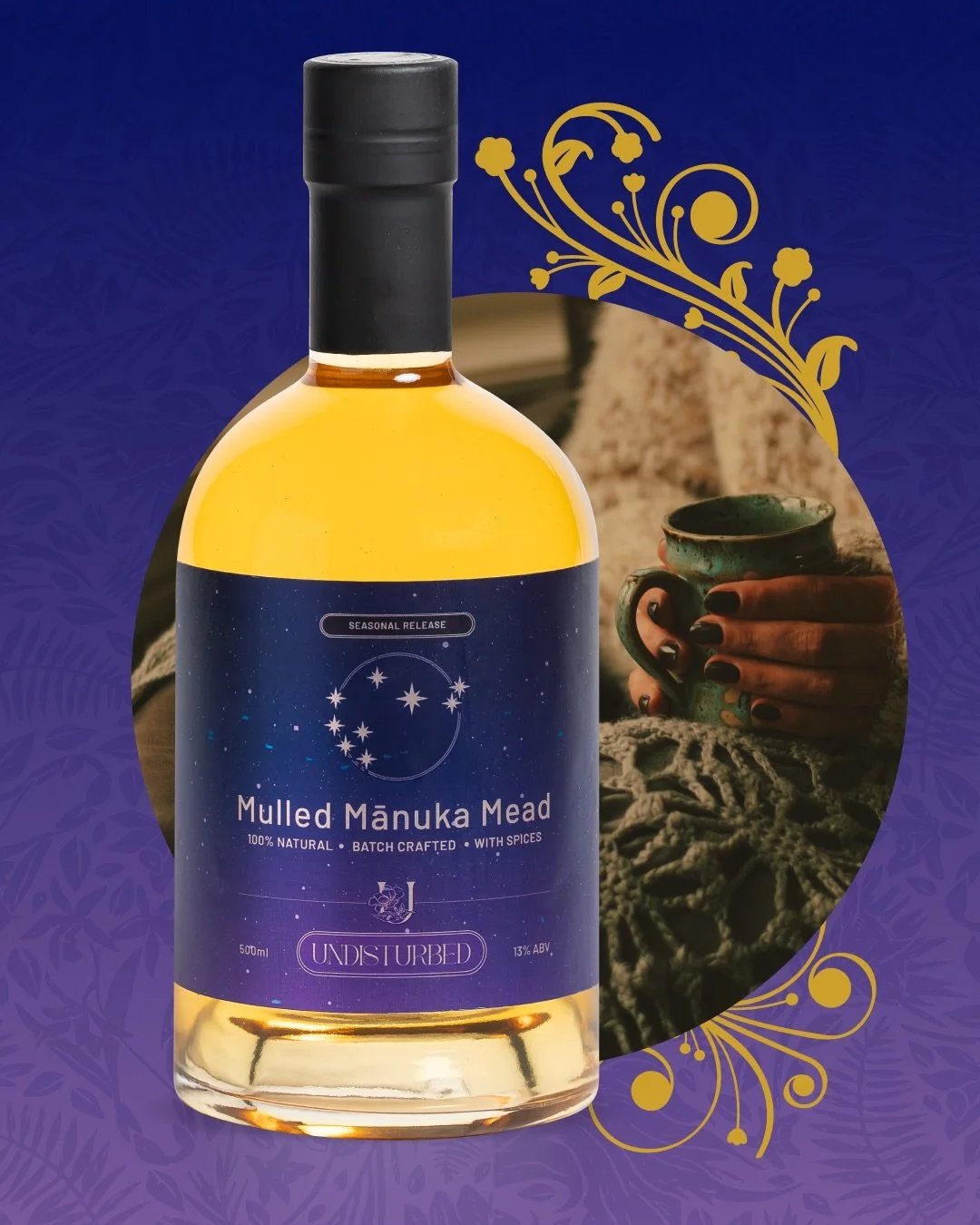 Introducing Mulled Mānuka mead, a winter seasonal release from Undisturbed. Designed to be served hot, it is a uniquely New Zealand versions of winter comfort drinks found in cultures all around the world

Best in the company of friends, a winter rit