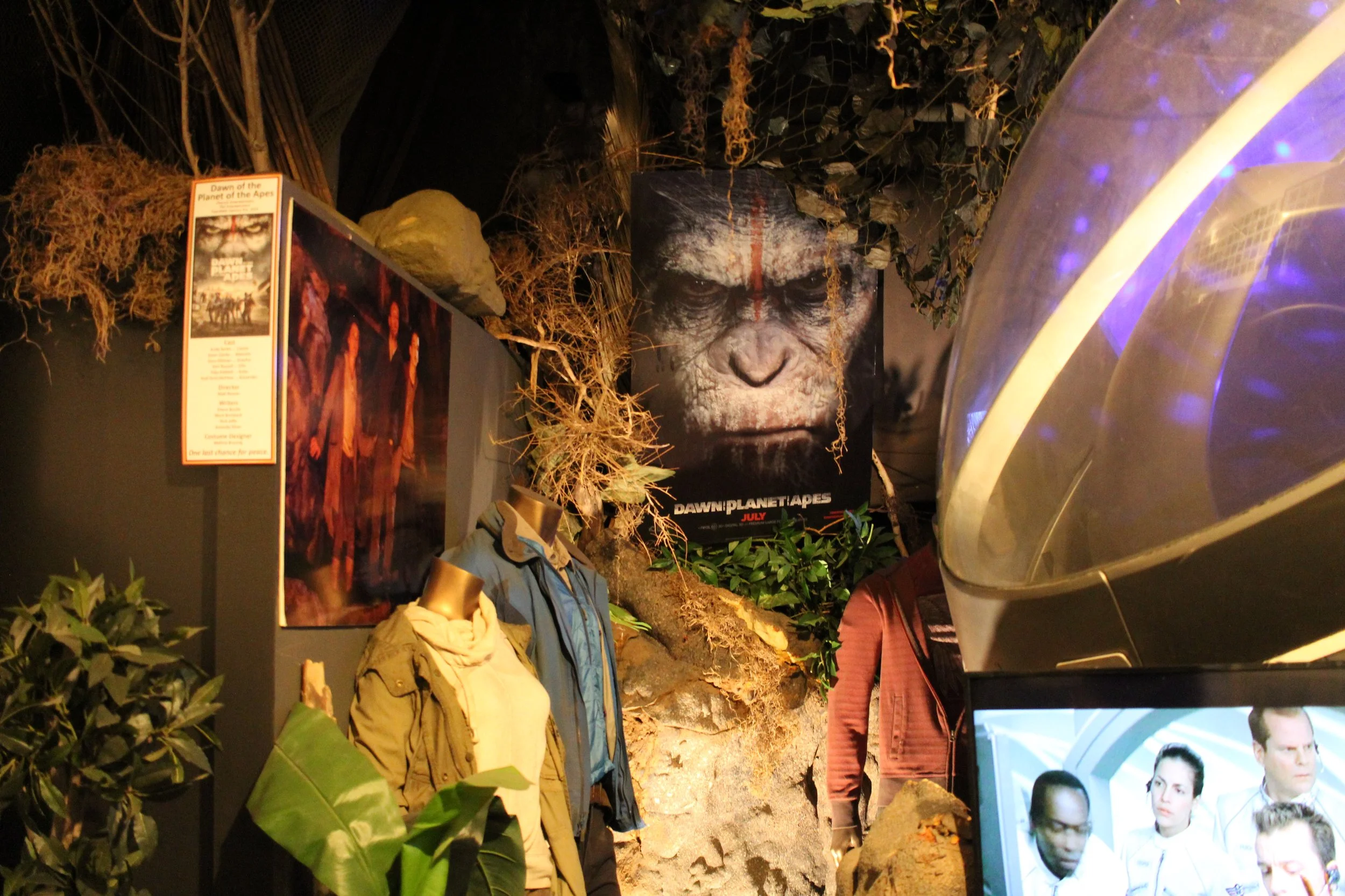 Dawn of the Planet of the Apes exhibit at The Hollywood Museum — September 2026