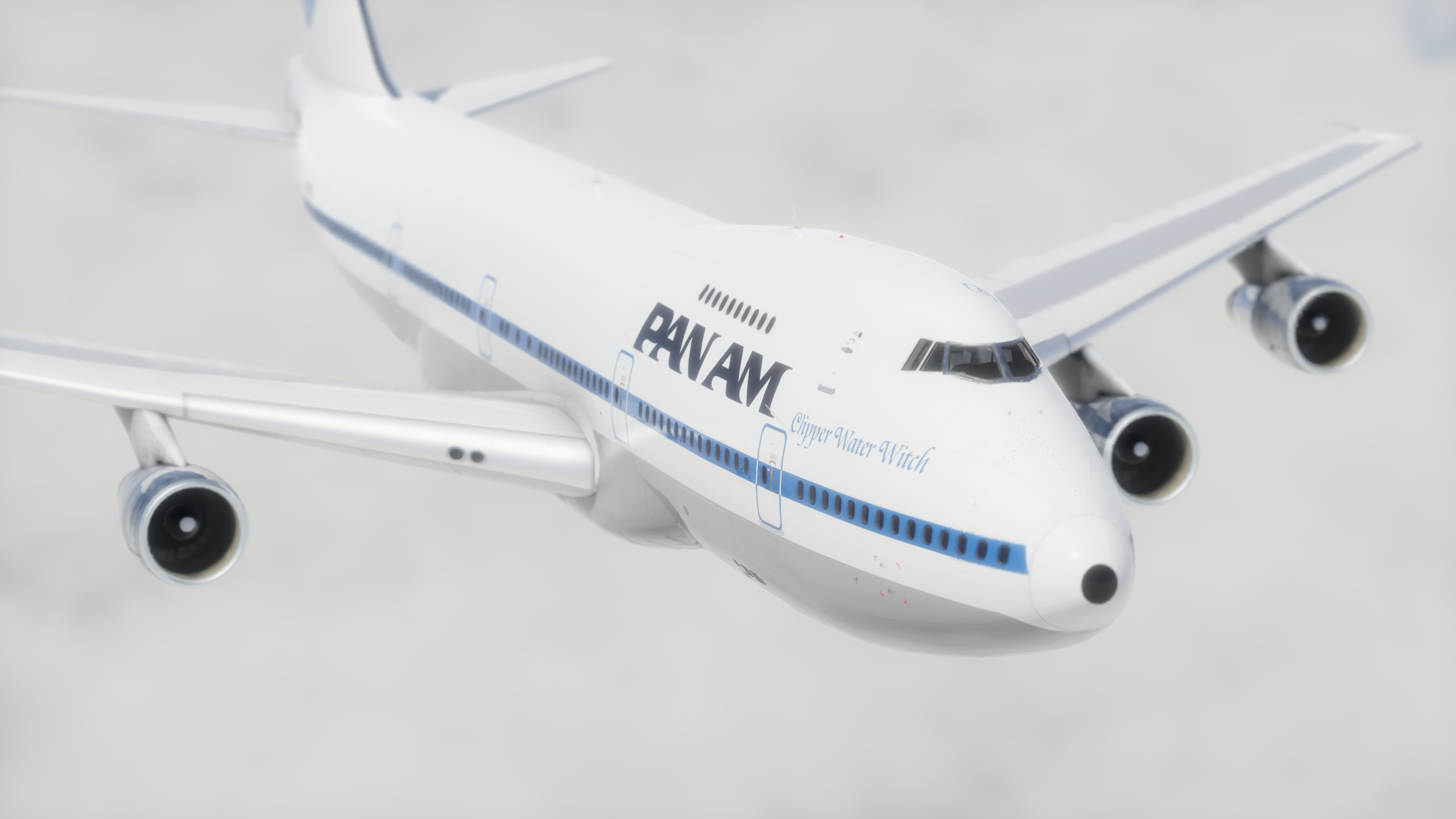  Focusing on the big bulge of this big beautiful plane 