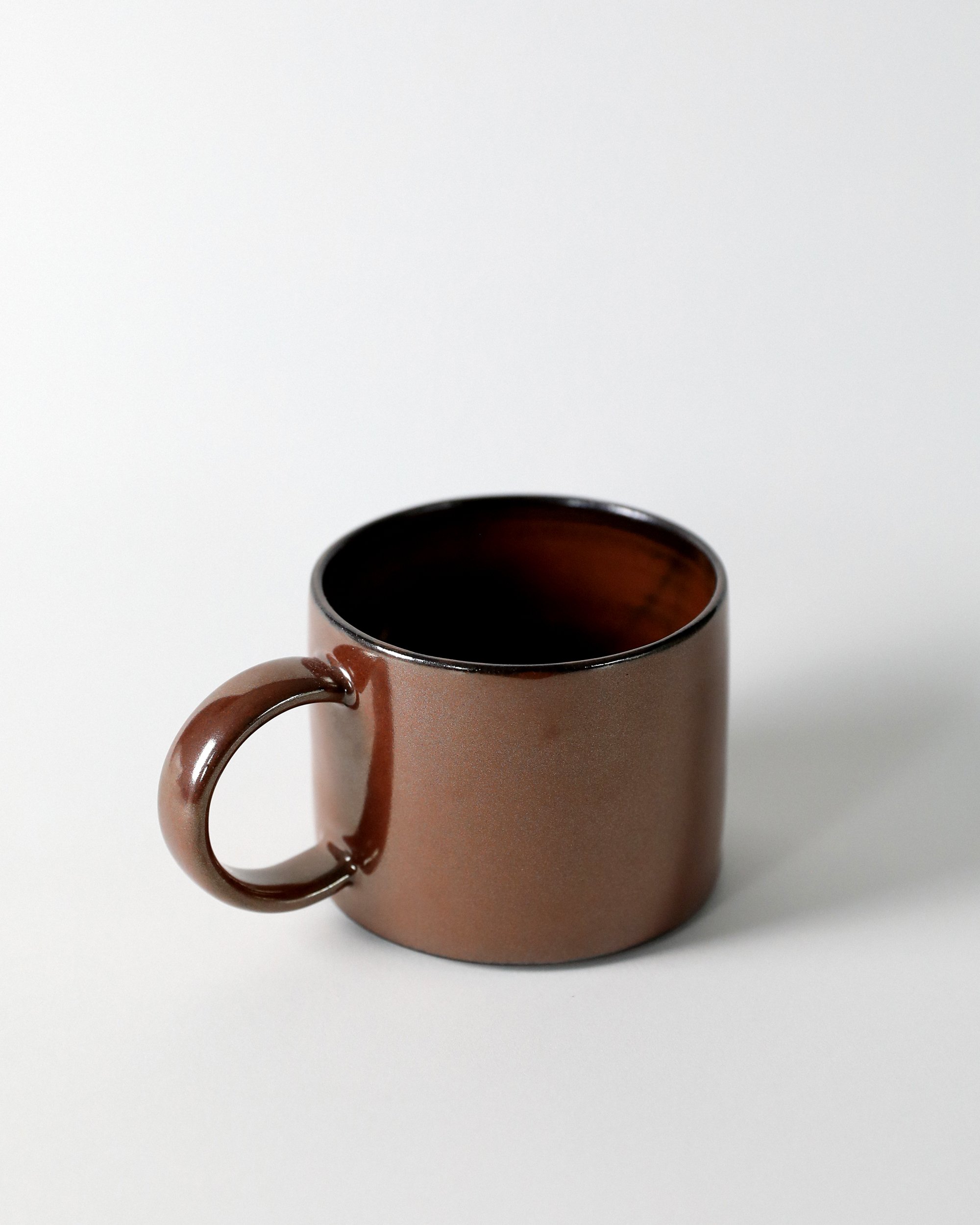 Coffee cup, red iron