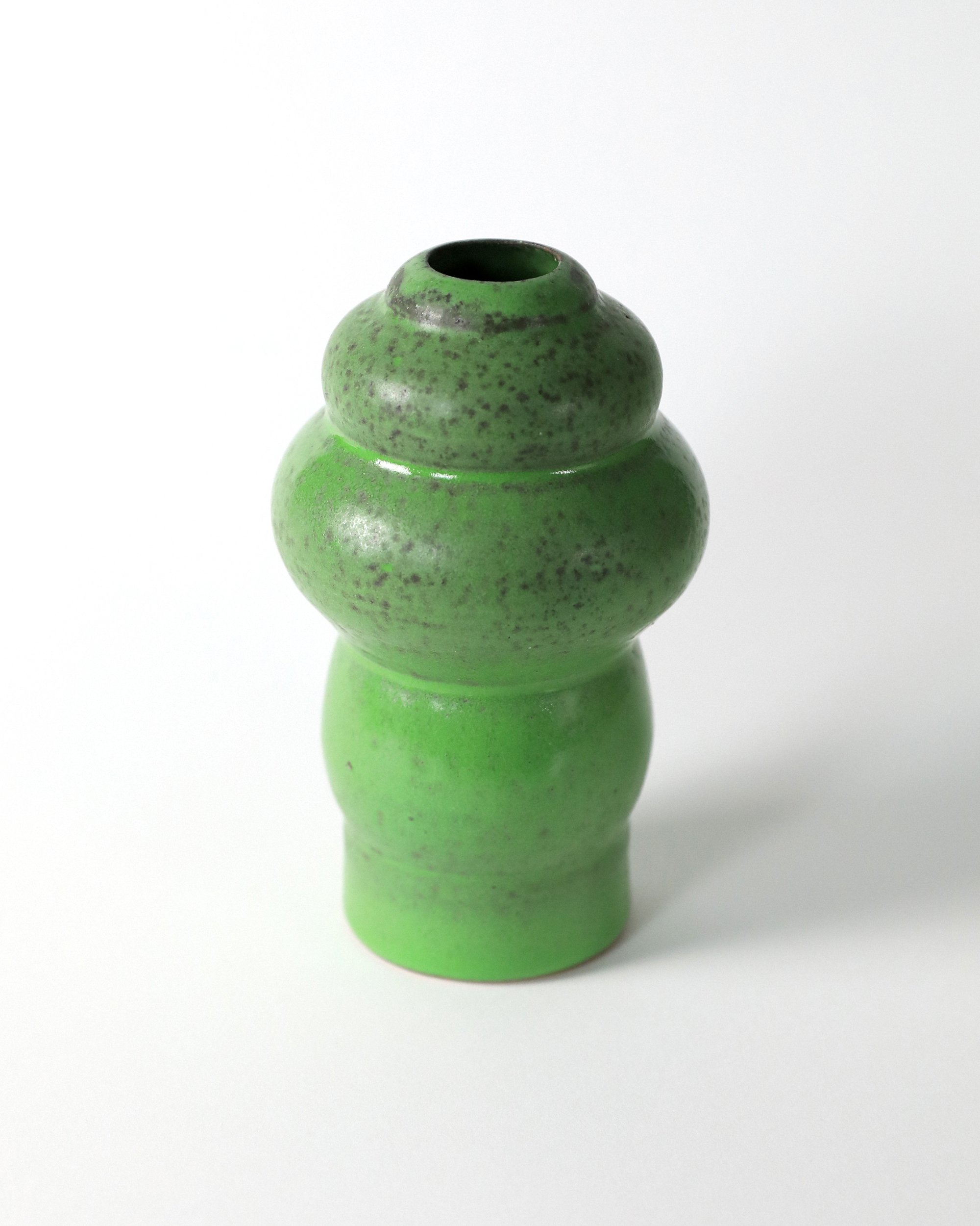 Large bud vase, wasabi green