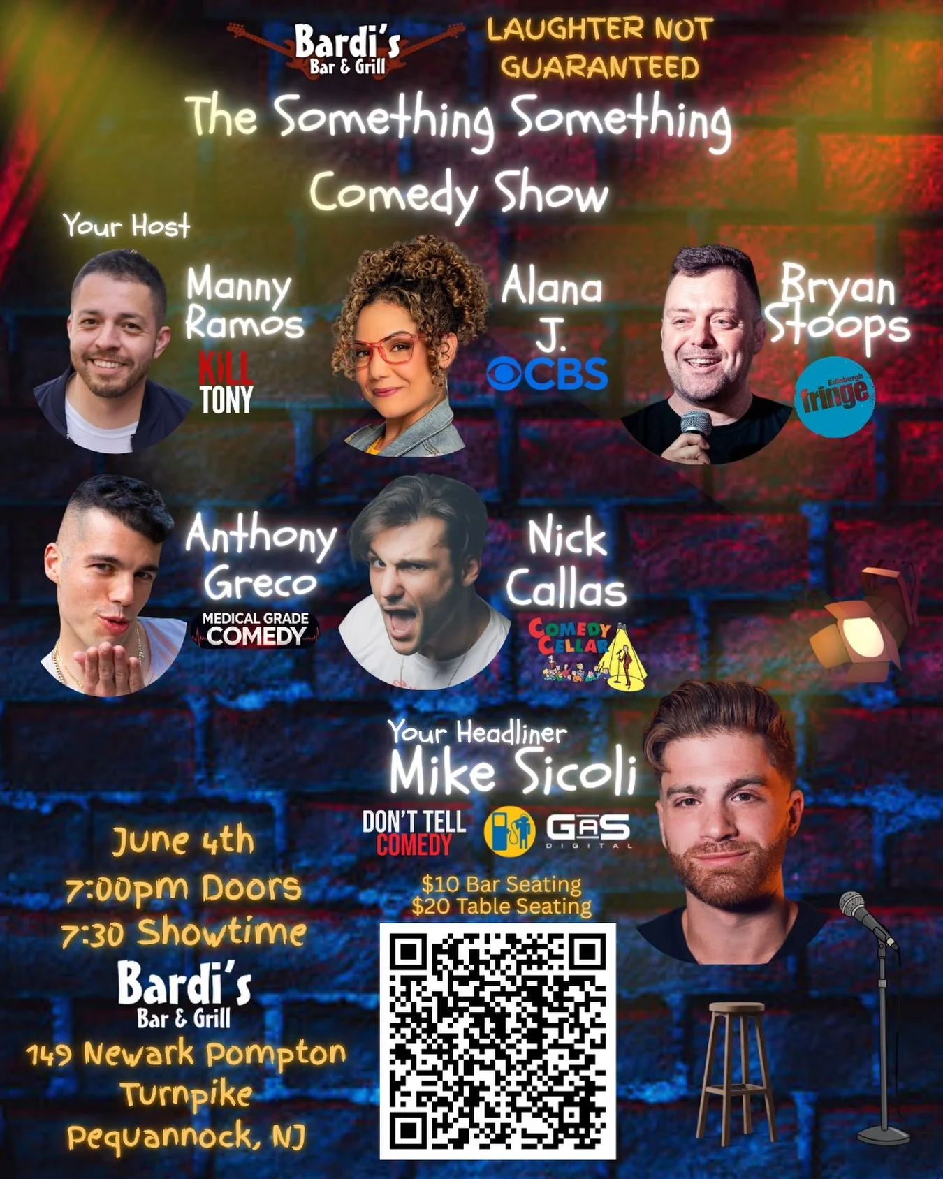 Hold on wait a minute, y&rsquo;all thought we were finished?!! June is almost here which means a hilarious new lineup on the Something Something Comedy Show Pt. 4! 
🎟️Tickets in bio ⬆️