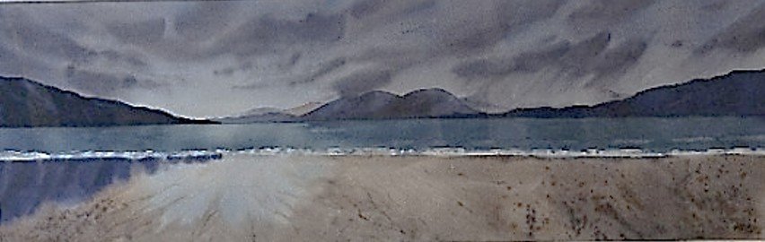 MERIT AWARD
Kiran Stephenson
Stornoway
Comments: This painting shows signs of quiet confidence. The angles created by the cloud’s subtlety help to pull the viewer into the painting.
