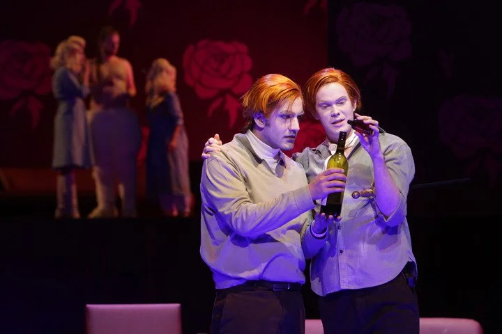 Joel Scott (Right) performs as Pedrillo in a production of the opera, Die Entführung aus dem Serail, at the Theater Bremen am Goetheplatz