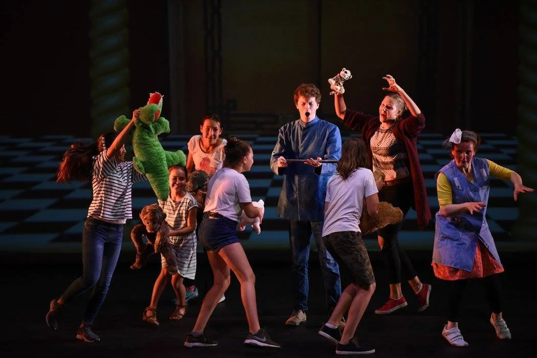 Salon customer with new long natural braids