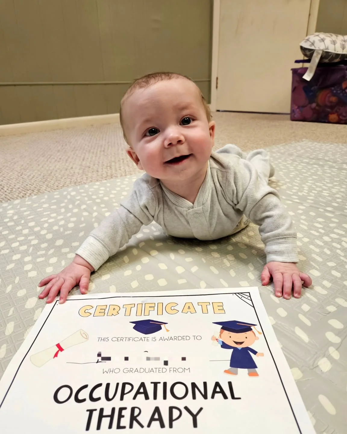 Our hearts are so full watching this sweet little guy graduate from Occupational Therapy 💙

We have loved being part of his journey from the very beginning, and we are so proud of all he has accomplished!

Yes, we see babies as young as 1 week old! 