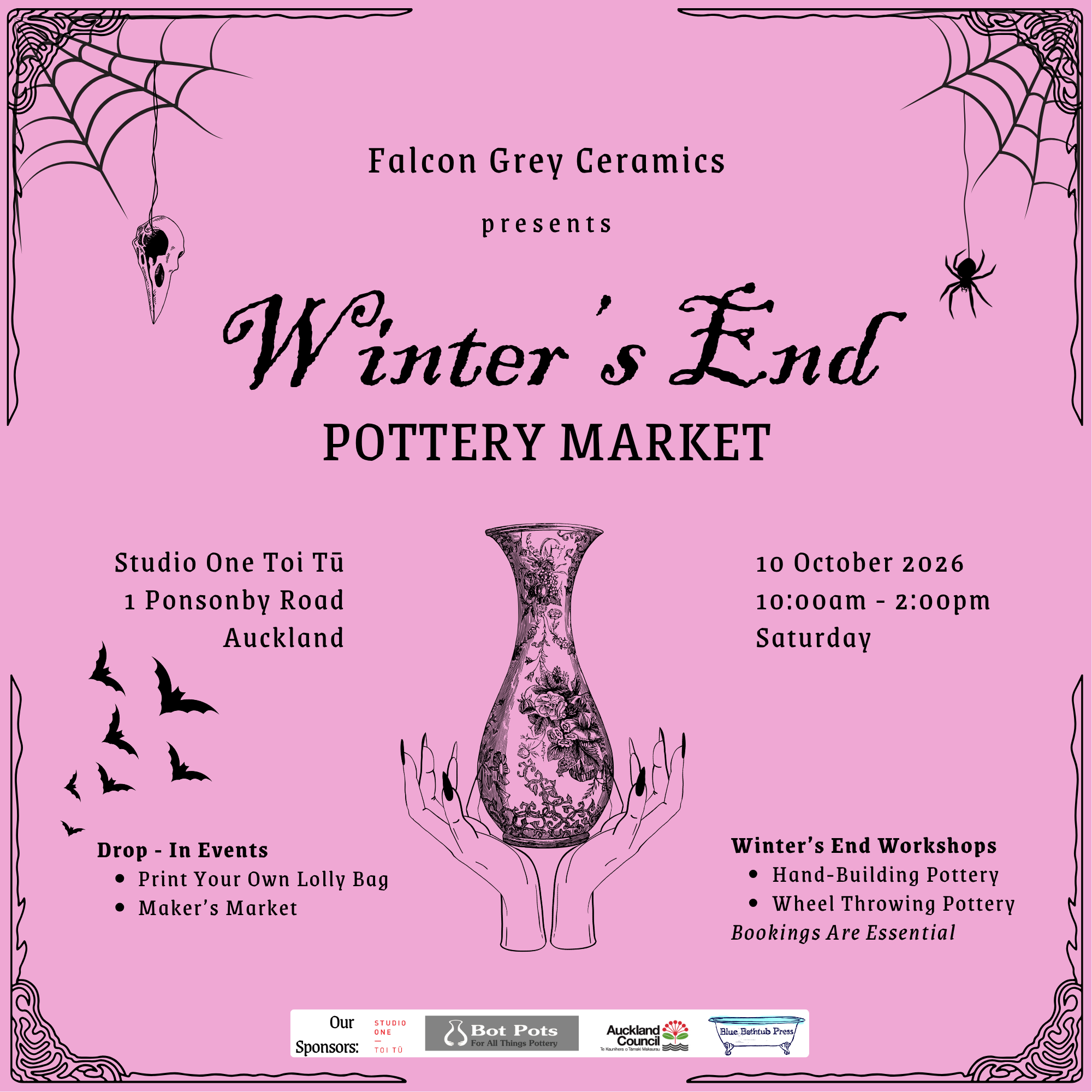 Winter's End Pottery market 