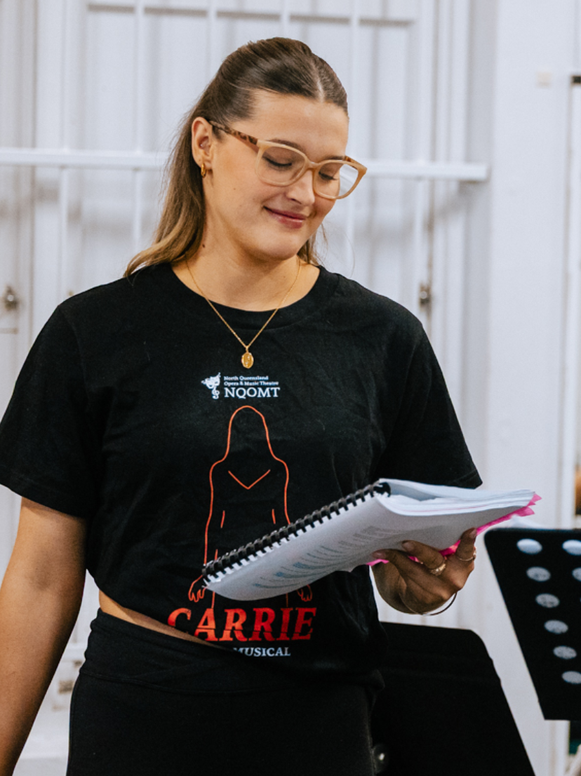 Carrie: The Musical t-shirts printed by Fight Fair Design and Print in Brisbane