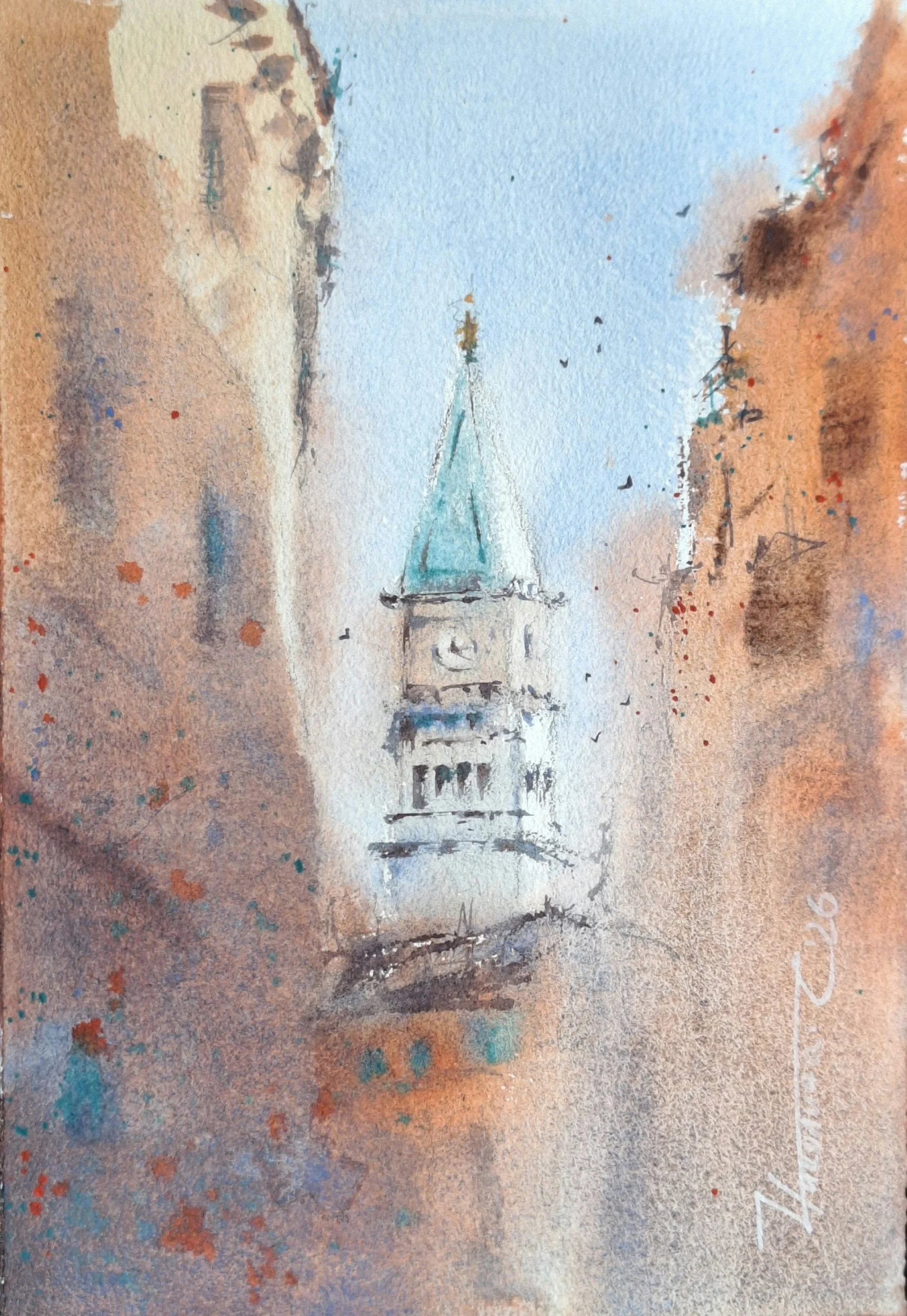 No27. "Някъде в Италия", 19х28см, 40 евро