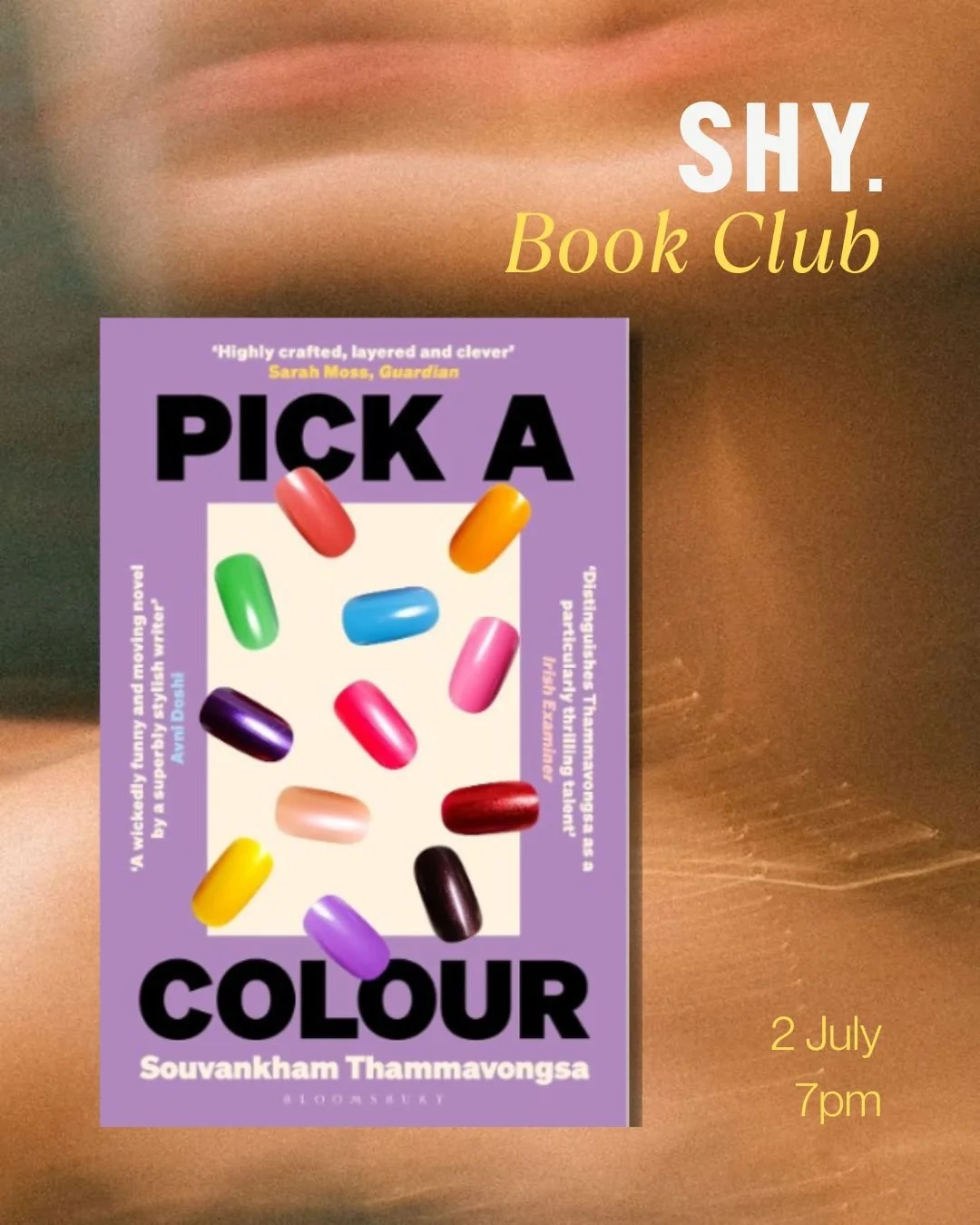 Photo of book for SHY Book Club
