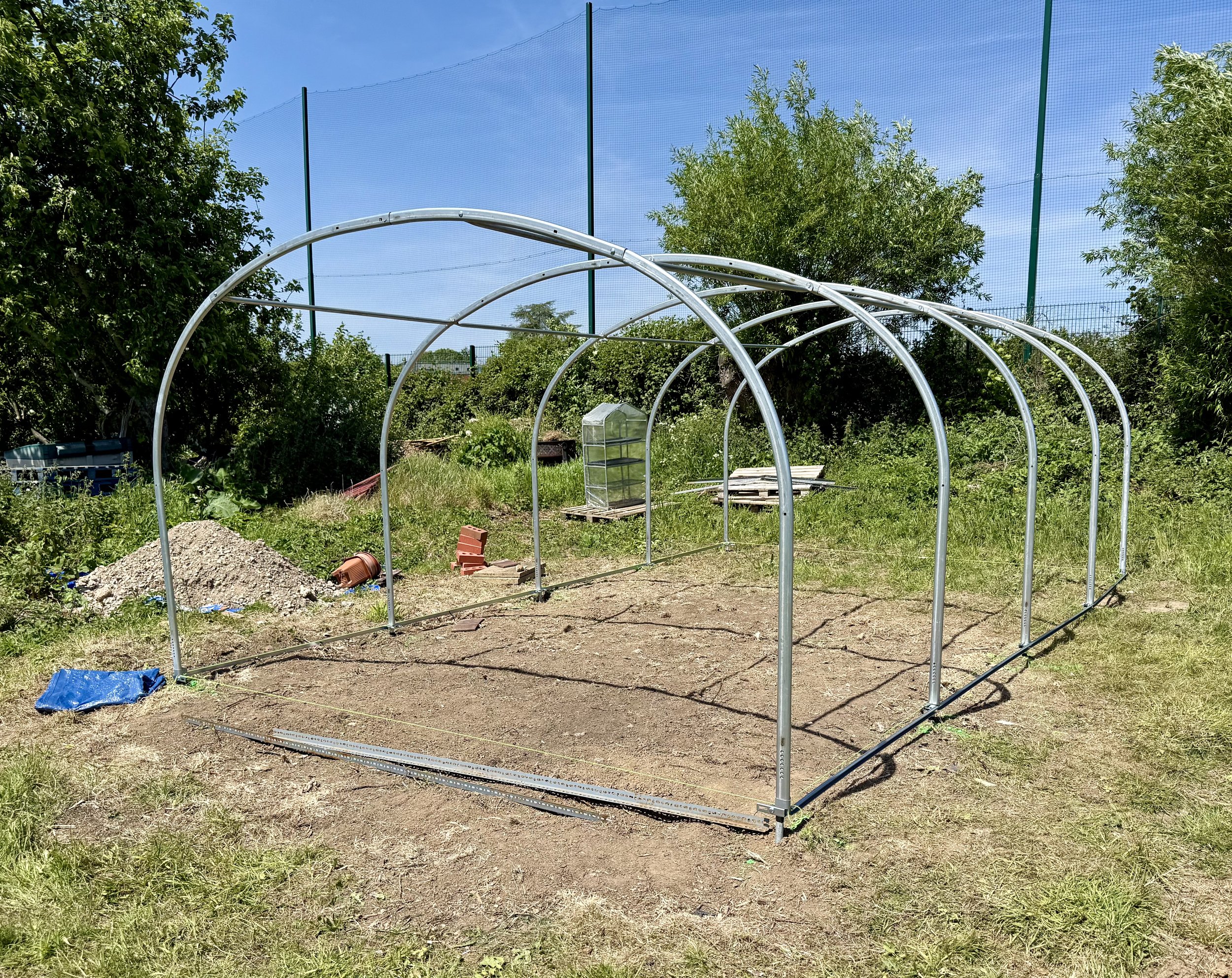 Poly Tunnel starting to take shape
