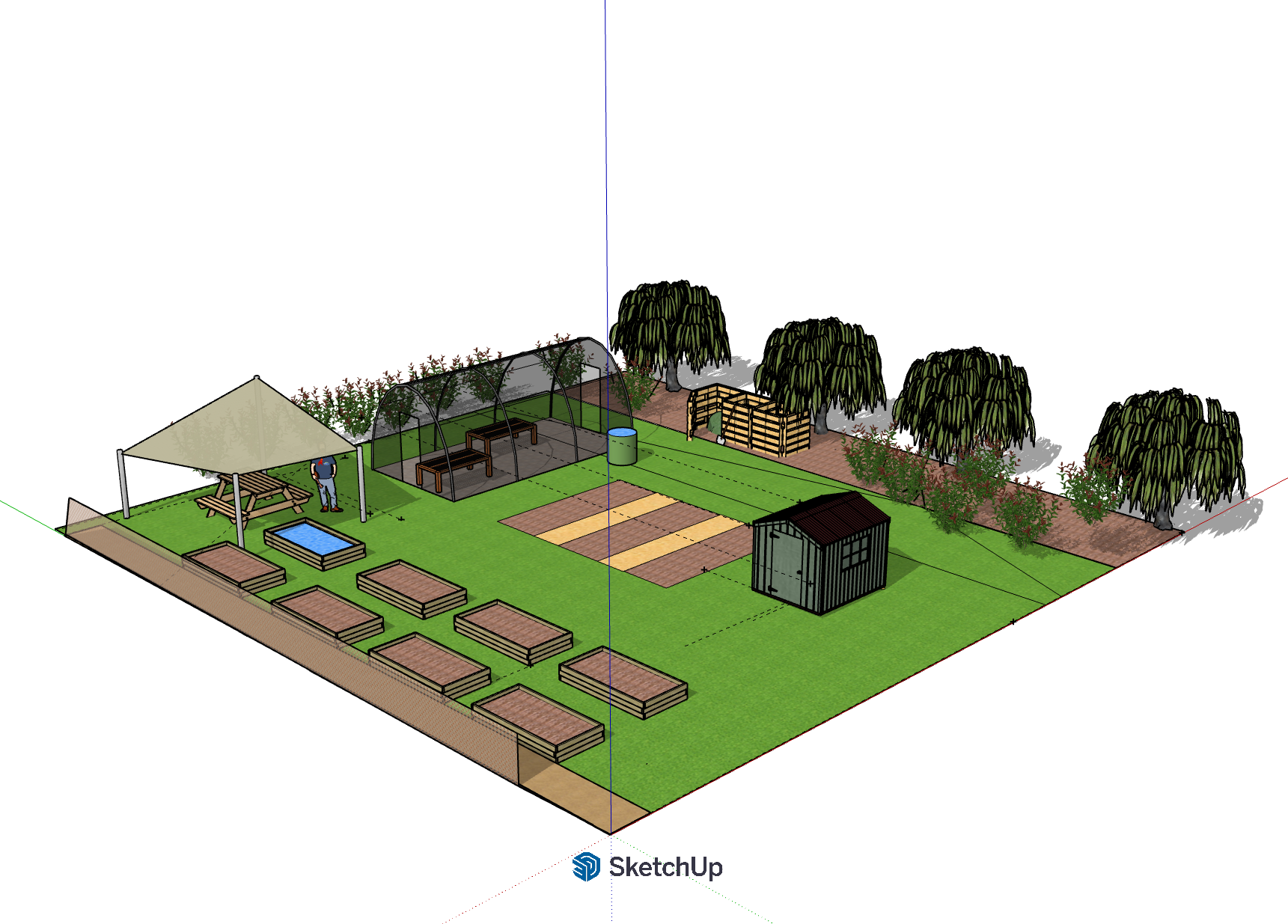 Initial design of allotment