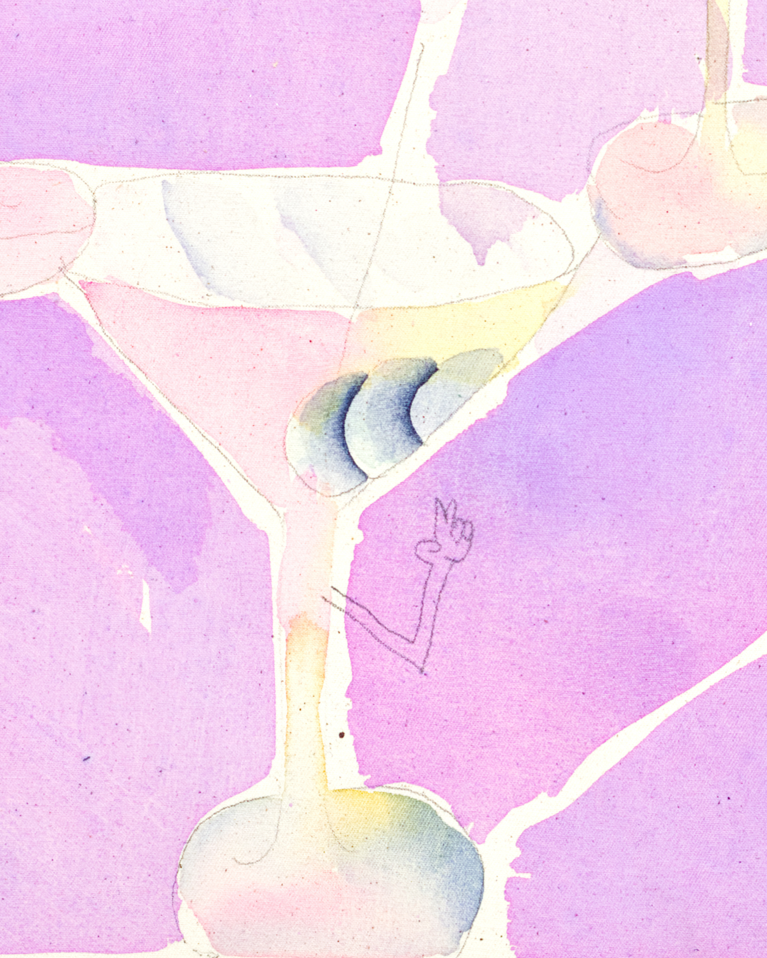 Detail of original artwork by German artist Mike Okay.