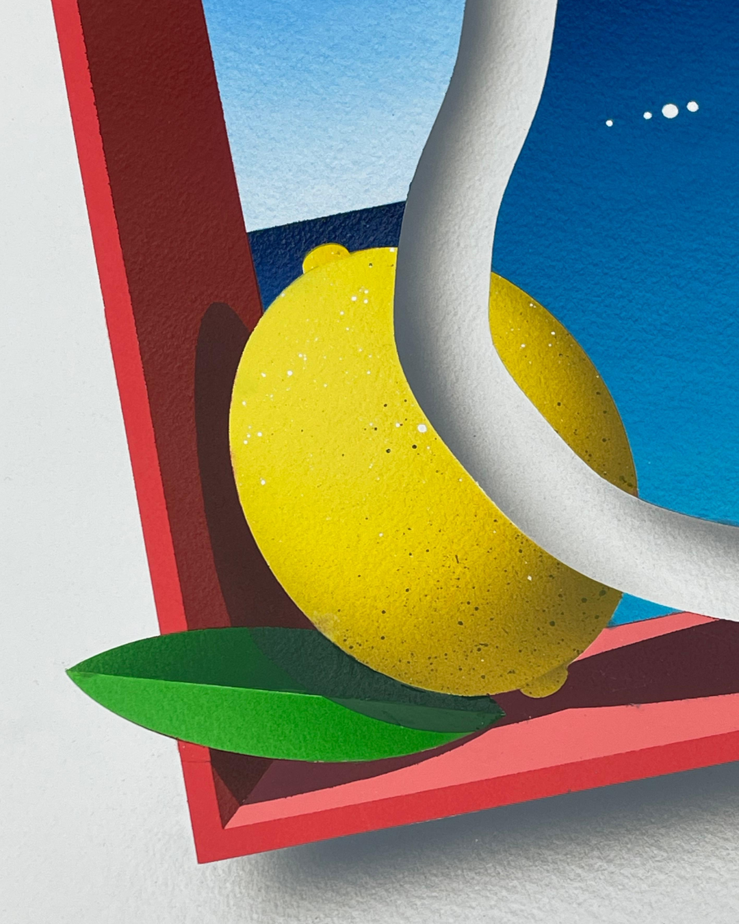 Close-up of Painting by Christoph Florin.