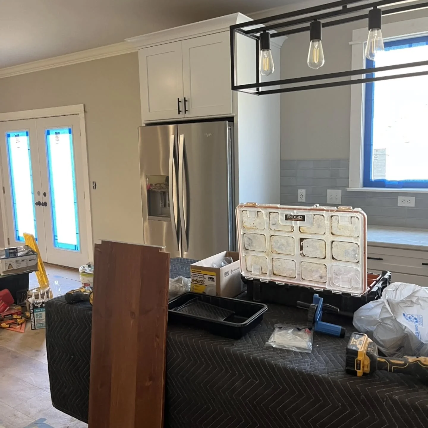 Take back to February 2024 construction cleaning. Love this house! Hard work but it was great to see the end results! ✨ 🫧 #constructioncleaning