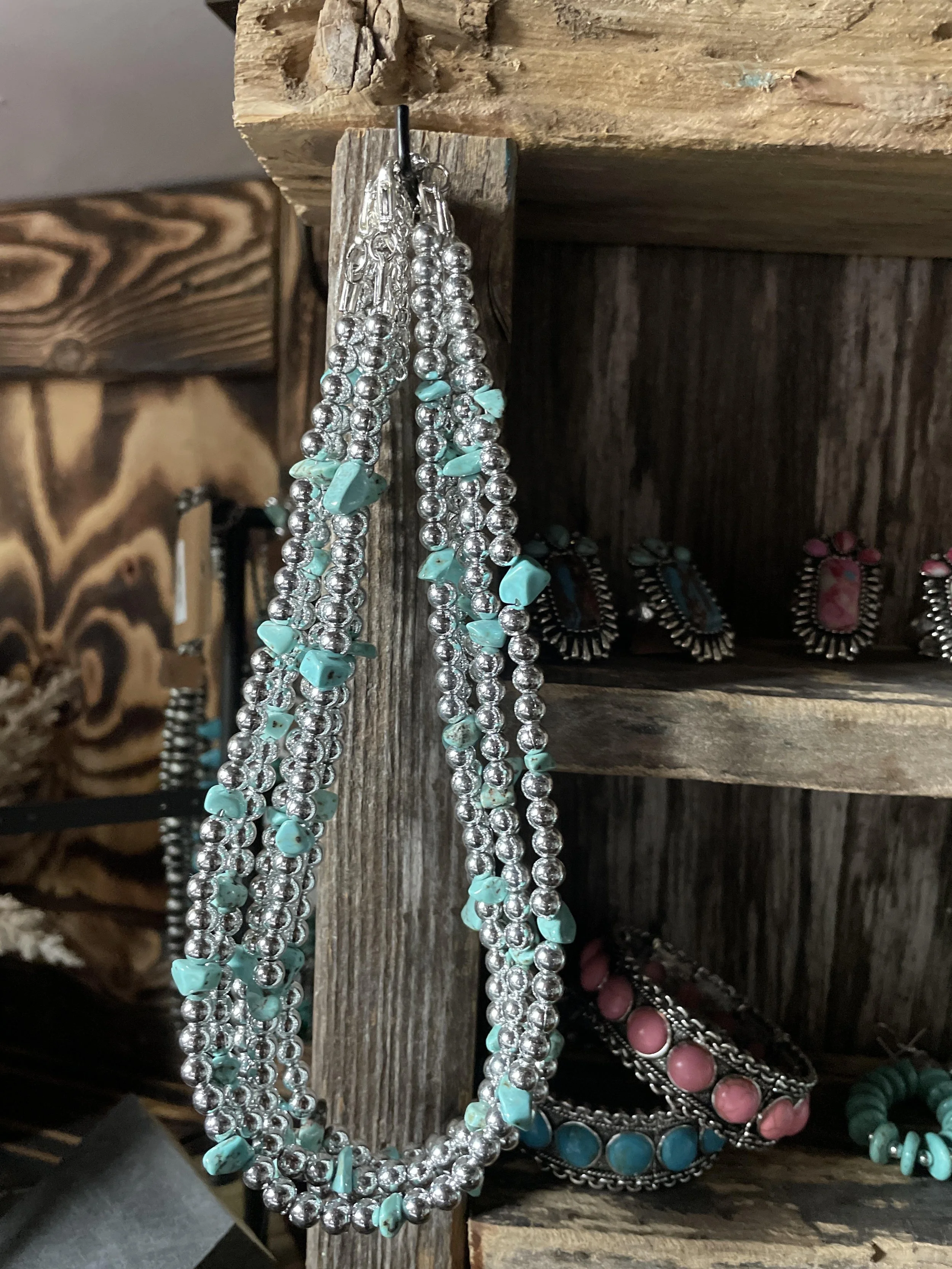 Navajo and Turquoise Bead necklace