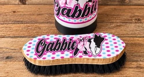 Polka Dot & Bow Brush