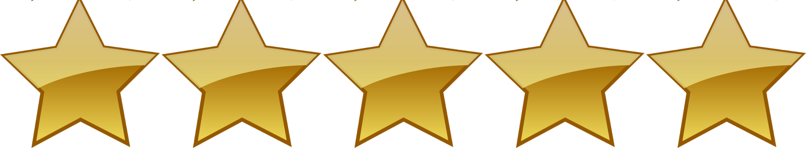 An image depicting a 5 star rating