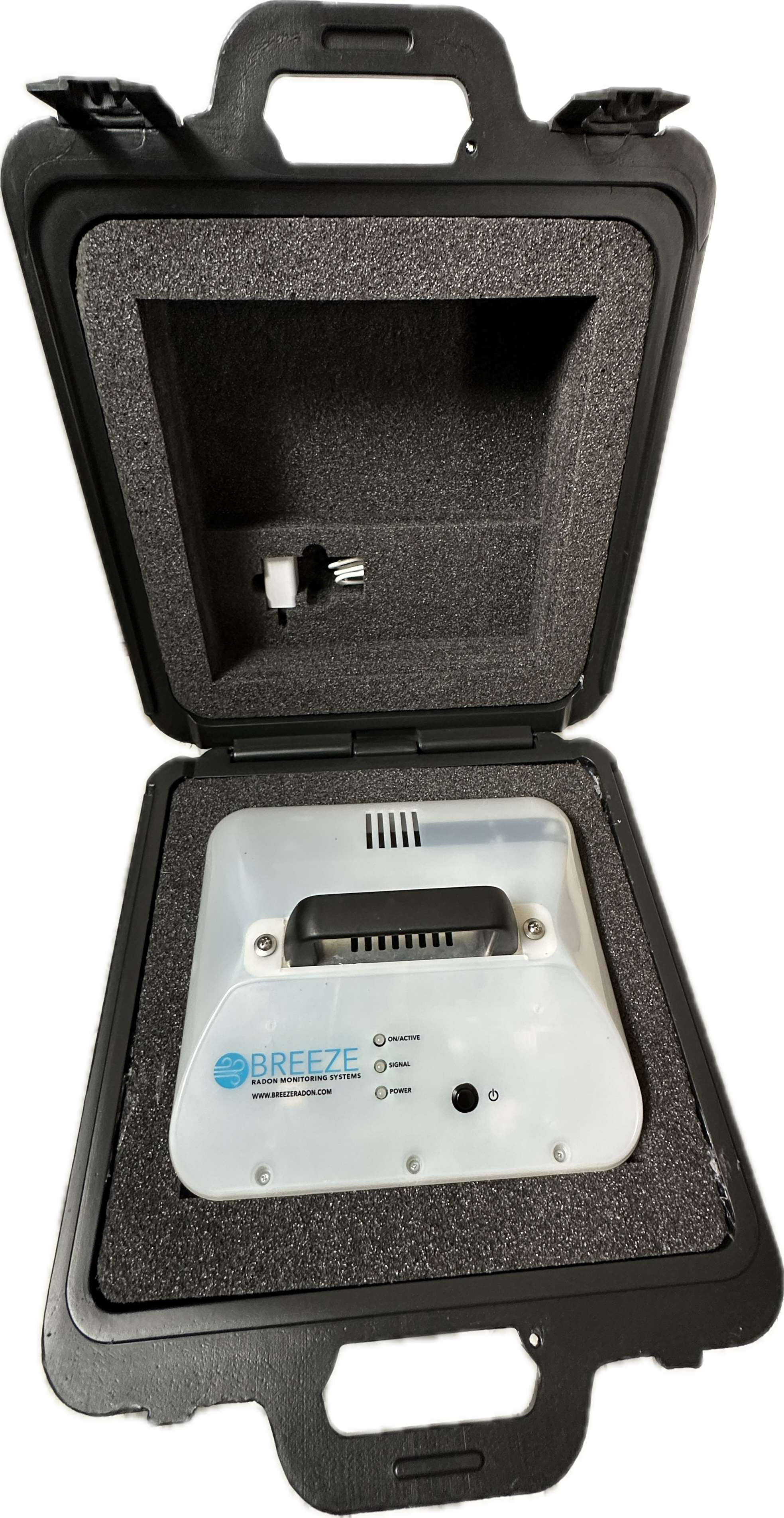 Breeze systems continuous radon monitor used for certified radon testing