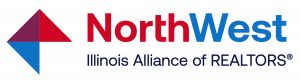 Northwest Illinois Alliance of Realtors logo with red and blue geometric shapes and text.