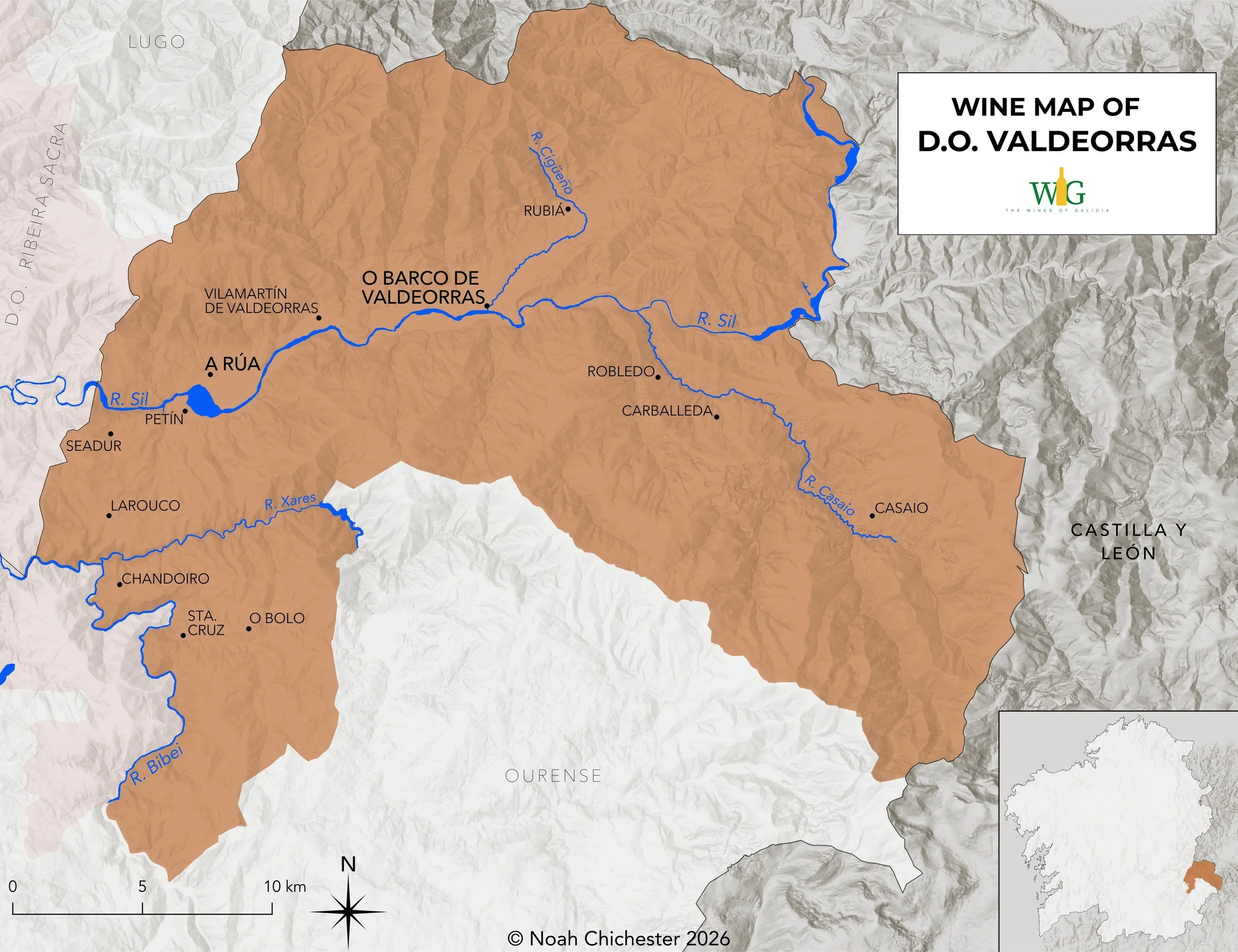 wine map do valdeorras