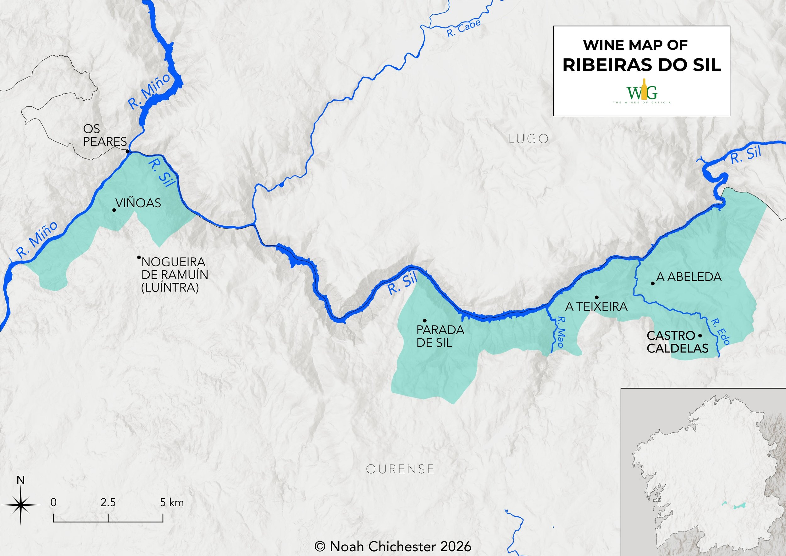 wine map of ribeiras do sil subzone of do ribeira sacra