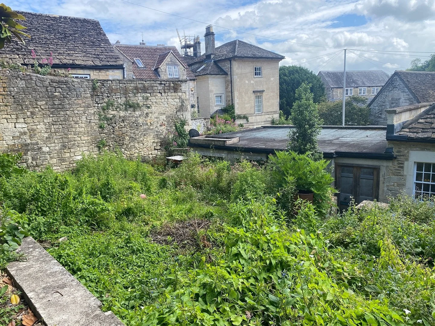 There are going to be three new zones in the garden. The Bothy with hut at the back top right hand corner, the Secret Garden with pond in the upper left hand corner and the Chill Zone in the bottom left hand corner (pictured here). 

There&rsquo;s al