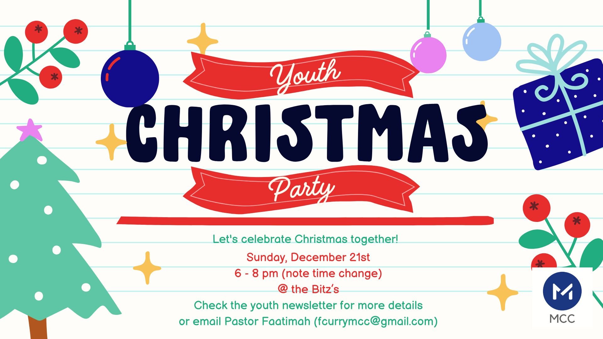 Youth Christmas Party (fellowship)
