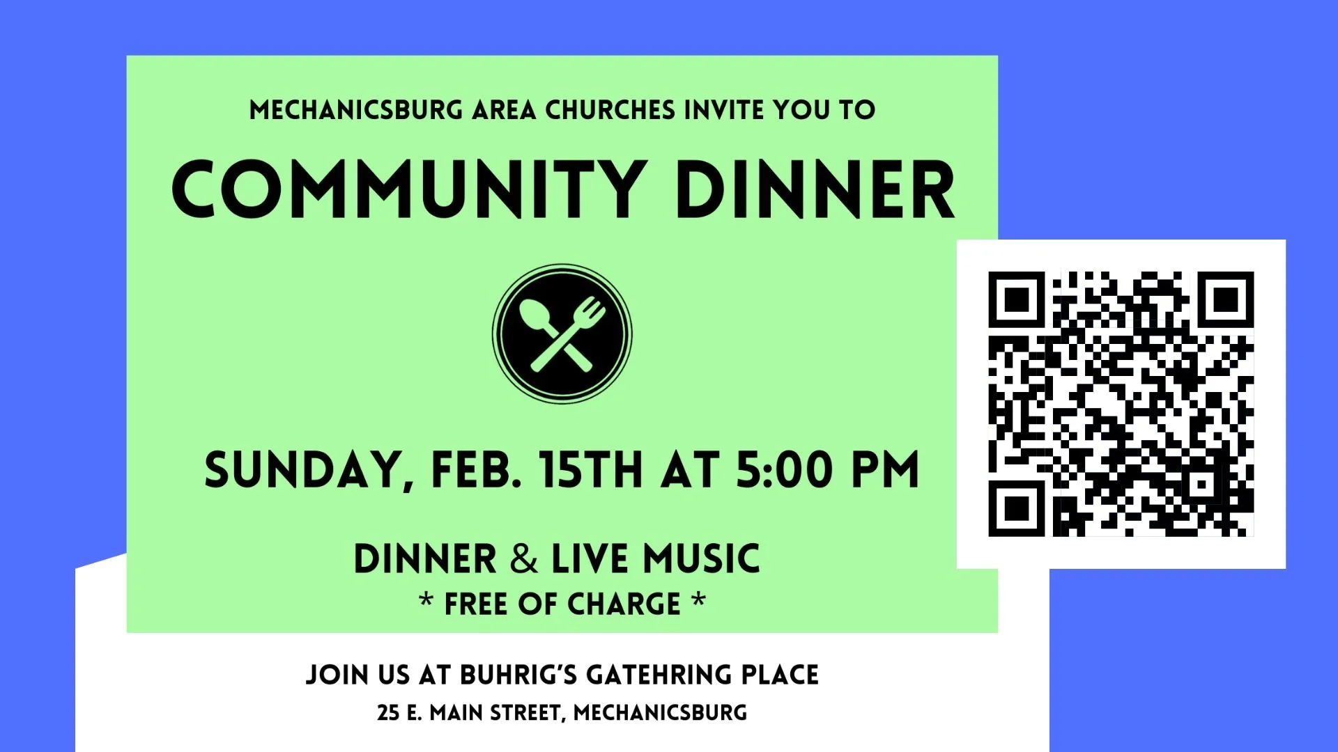 Mechanicsburg Downtown Community Dinner