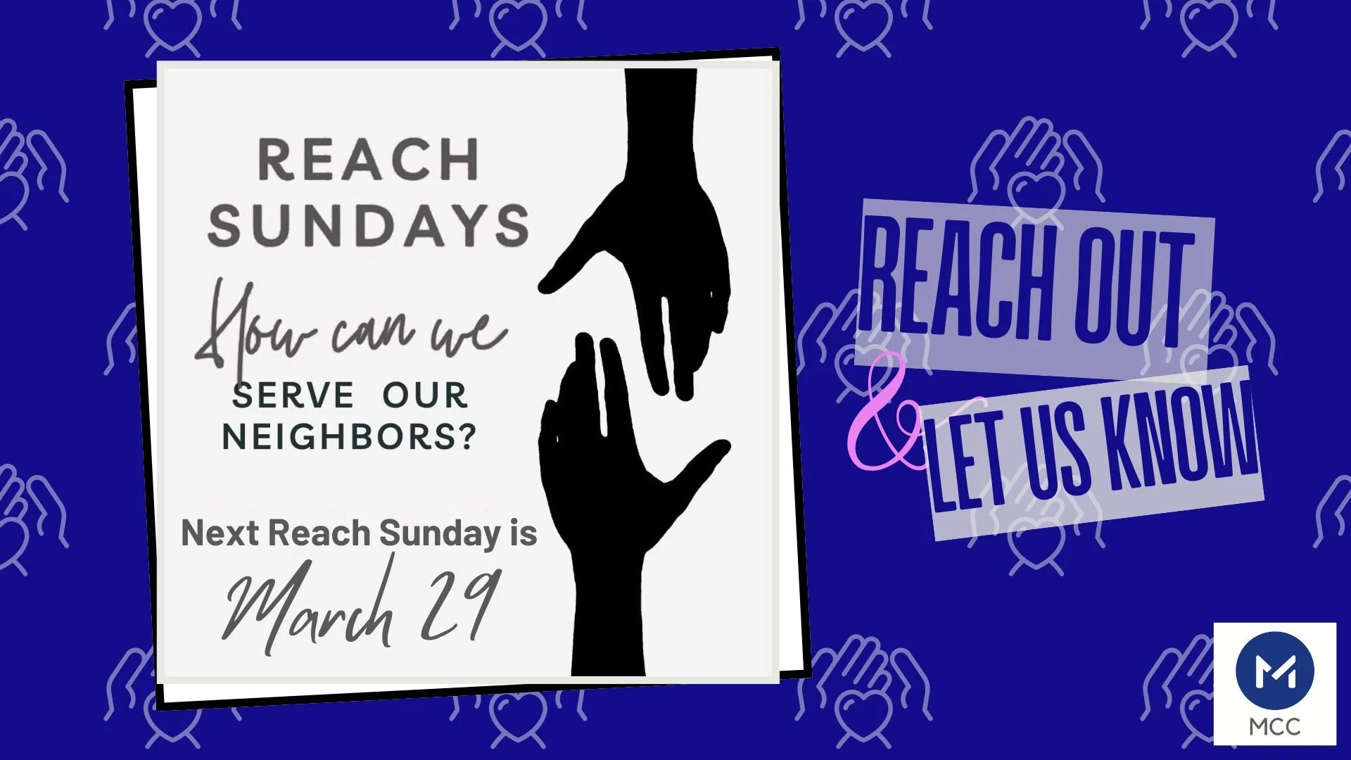 Reach Sunday Reach Out