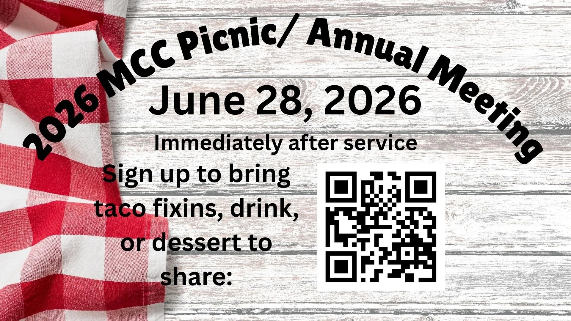 Annual Picnic and Business Meeting